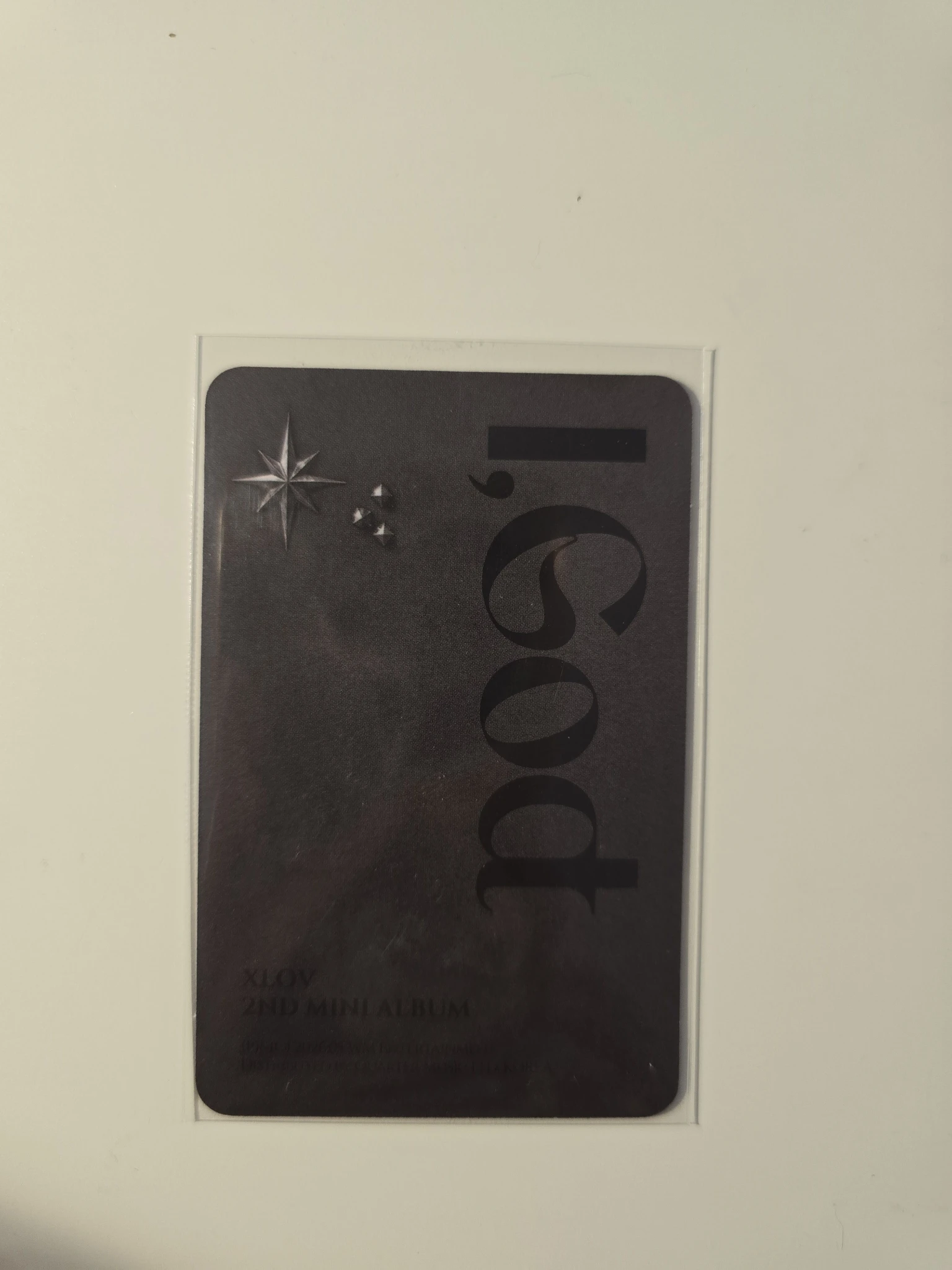 XLOV Rui XLOV - Rui - I, God Album album photocard listing photo 2