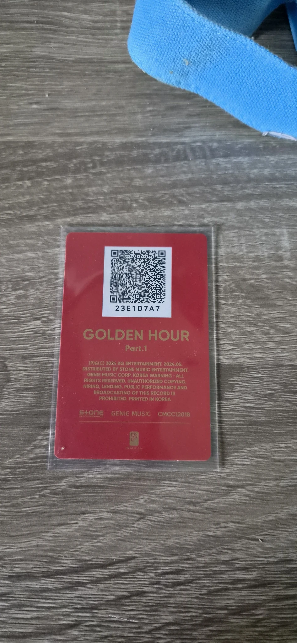 ATEEZ Hongjoong ATEEZ - Hongjoong - Golden Hour : Part.1 Album poca album qr card listing photo 2