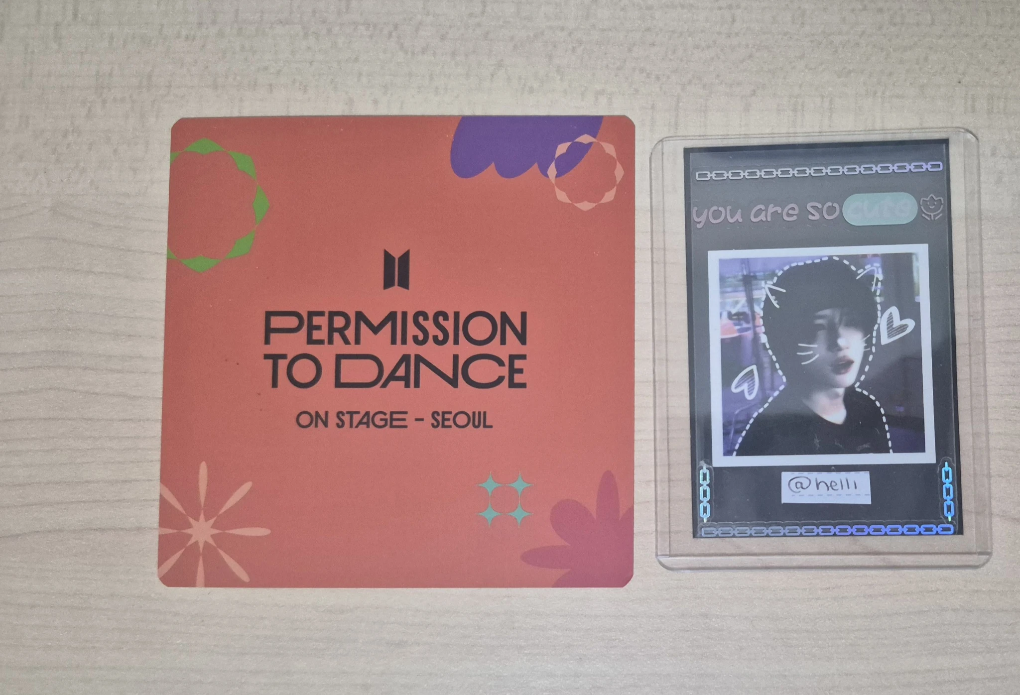 BTS Jimin BTS - Jimin - Permission To Dance On Stage - Seoul Other pre-order benefit postcard qq music listing photo 2