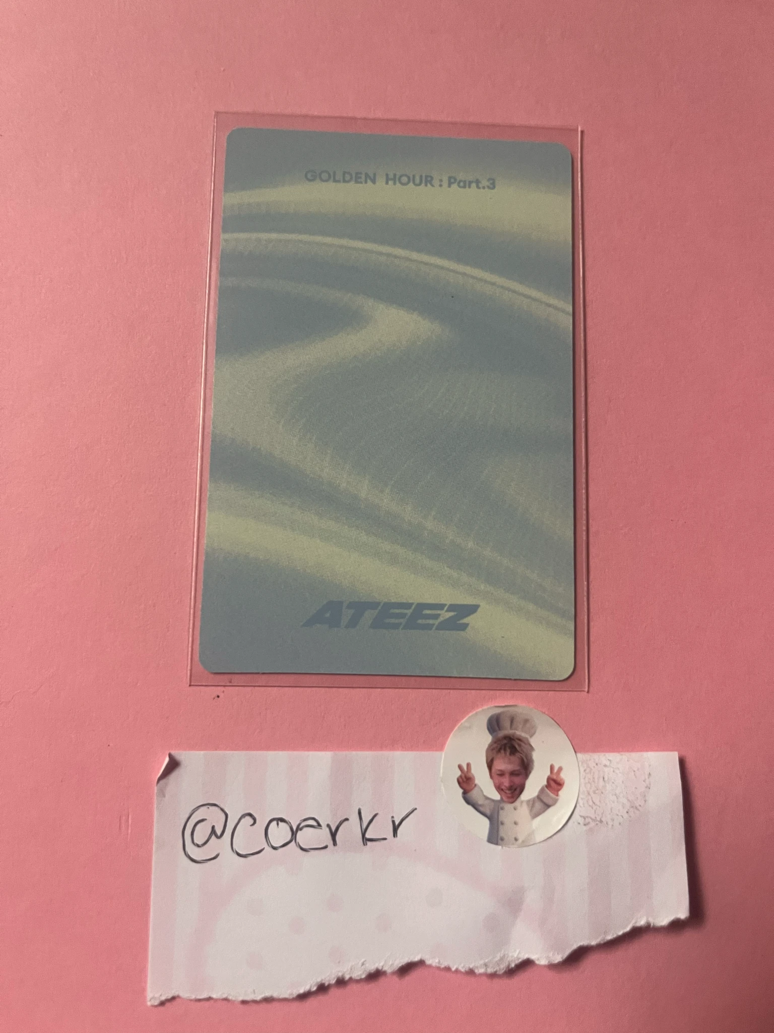 ATEEZ San ATEEZ - San - Golden Hour : Part.3 Album poca album listing photo 2