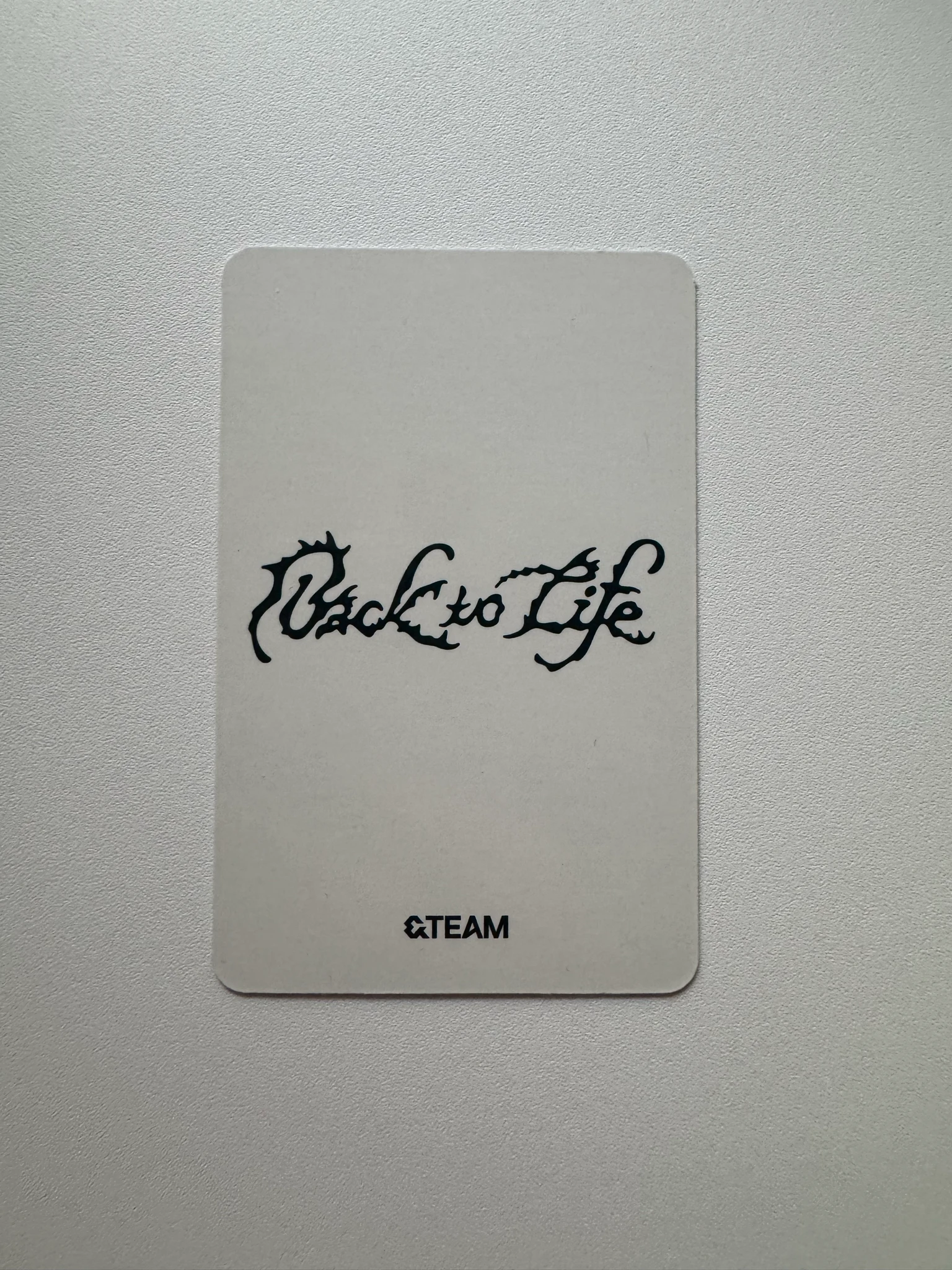 &TEAM Jo &TEAM - Jo - Back to Life  Album album photocard roar version B version listing photo 2