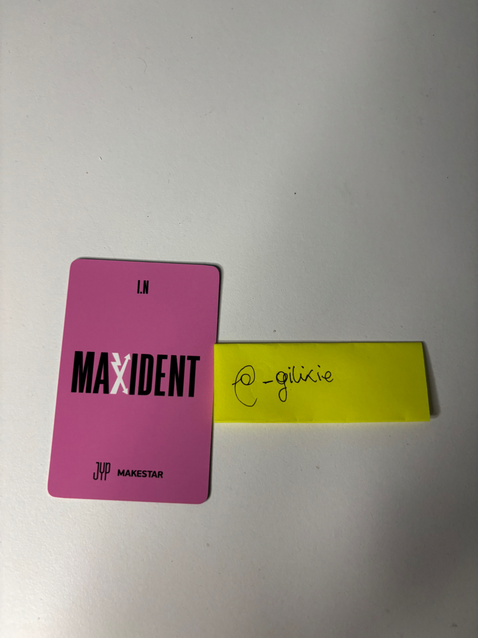 Stray Kids I.N Stray Kids - I.N - Maxident Album pre-order benefit (pob) makestar holographic (hologram) listing photo 2
