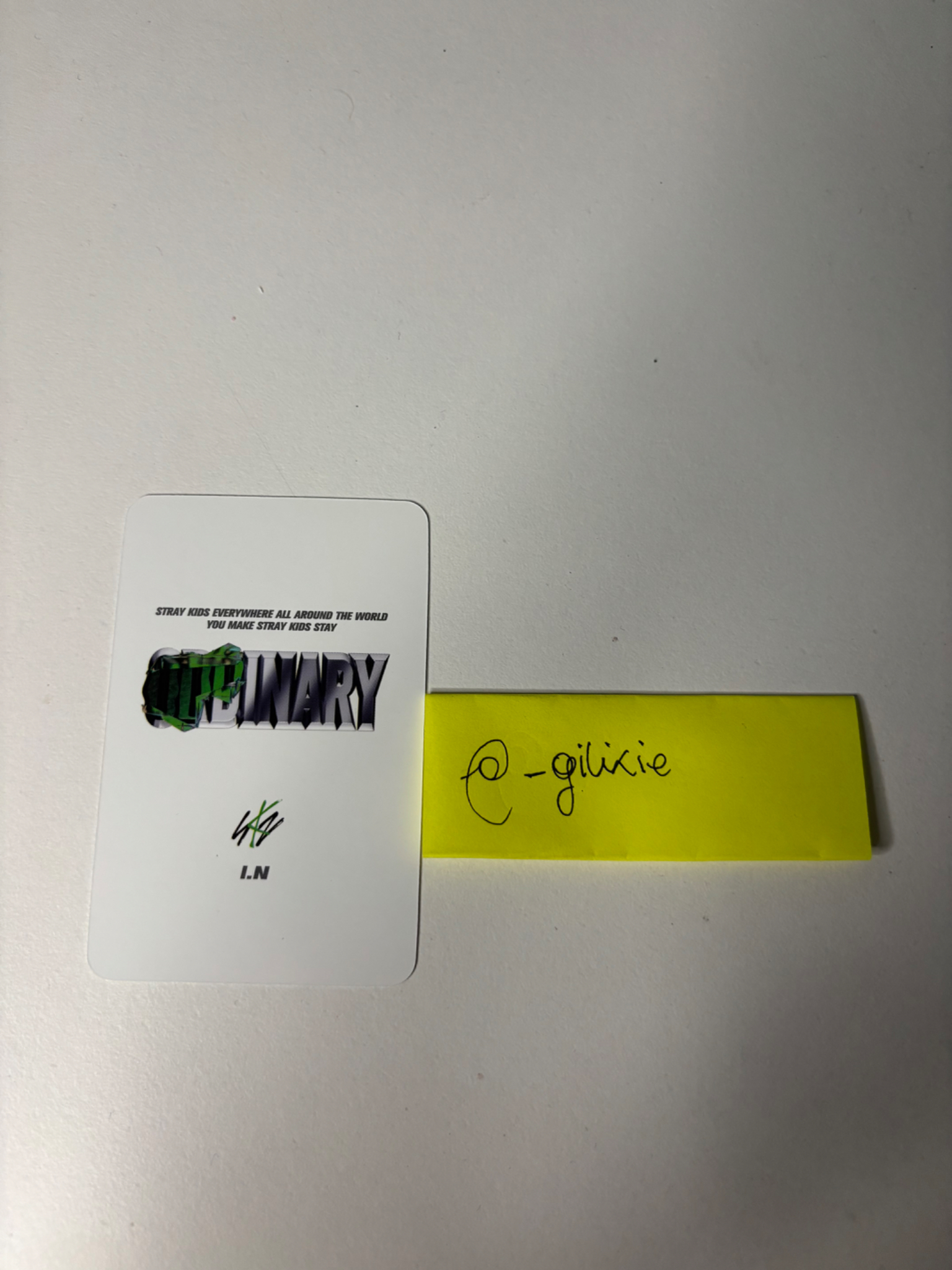 Stray Kids I.N Stray Kids - I.N - Oddinary Album soundwave lucky draw listing photo 2