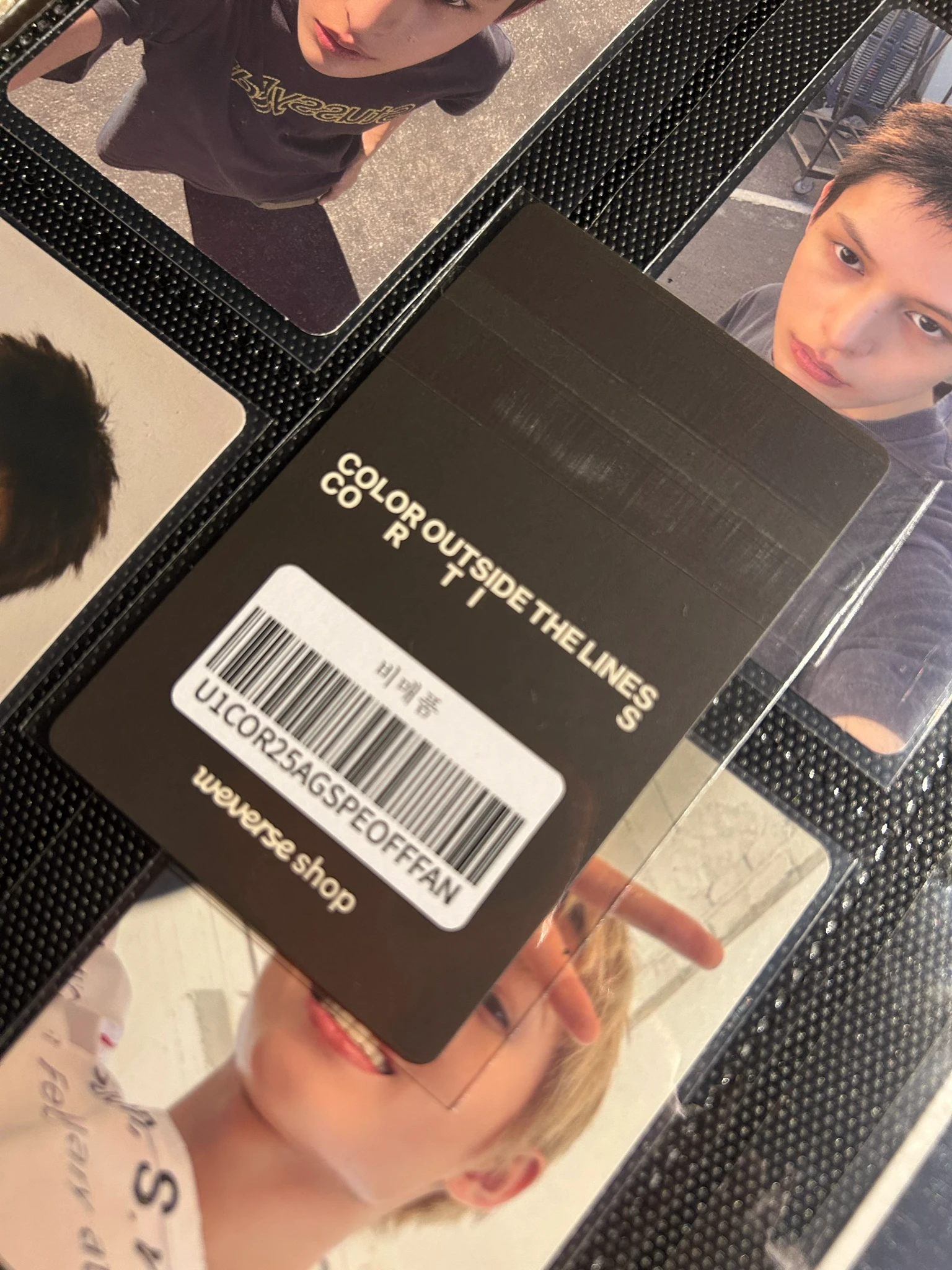 CORTIS James CORTIS - James - COLOR OUTSIDE THE LINES  Album weverse fansign pre-order benefit (pob) listing photo 2