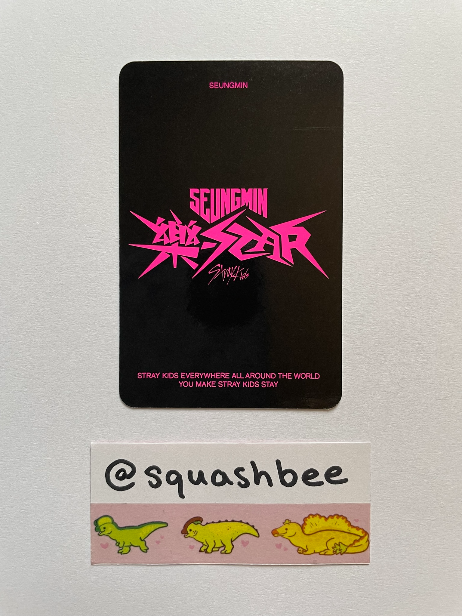Stray Kids Seungmin Stray Kids - Seungmin - Rock-Star Album album photocard postcard version listing photo 2