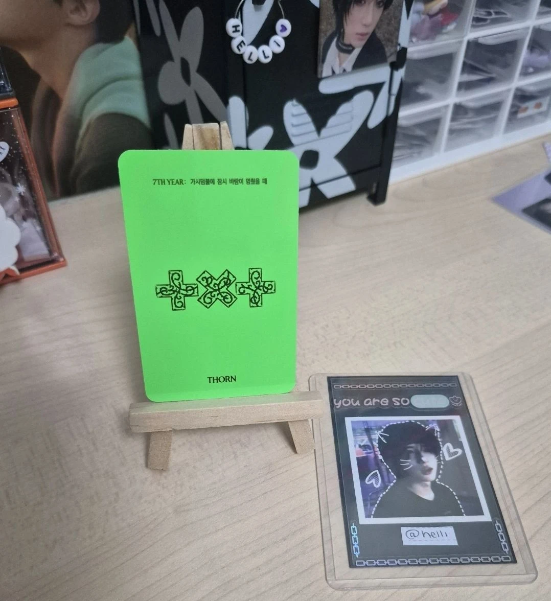 TOMORROW X TOGETHER Soobin TOMORROW X TOGETHER - 7TH YEAR: A Moment of Stillness in the Thorns Album album photocard thorn version listing photo 2
