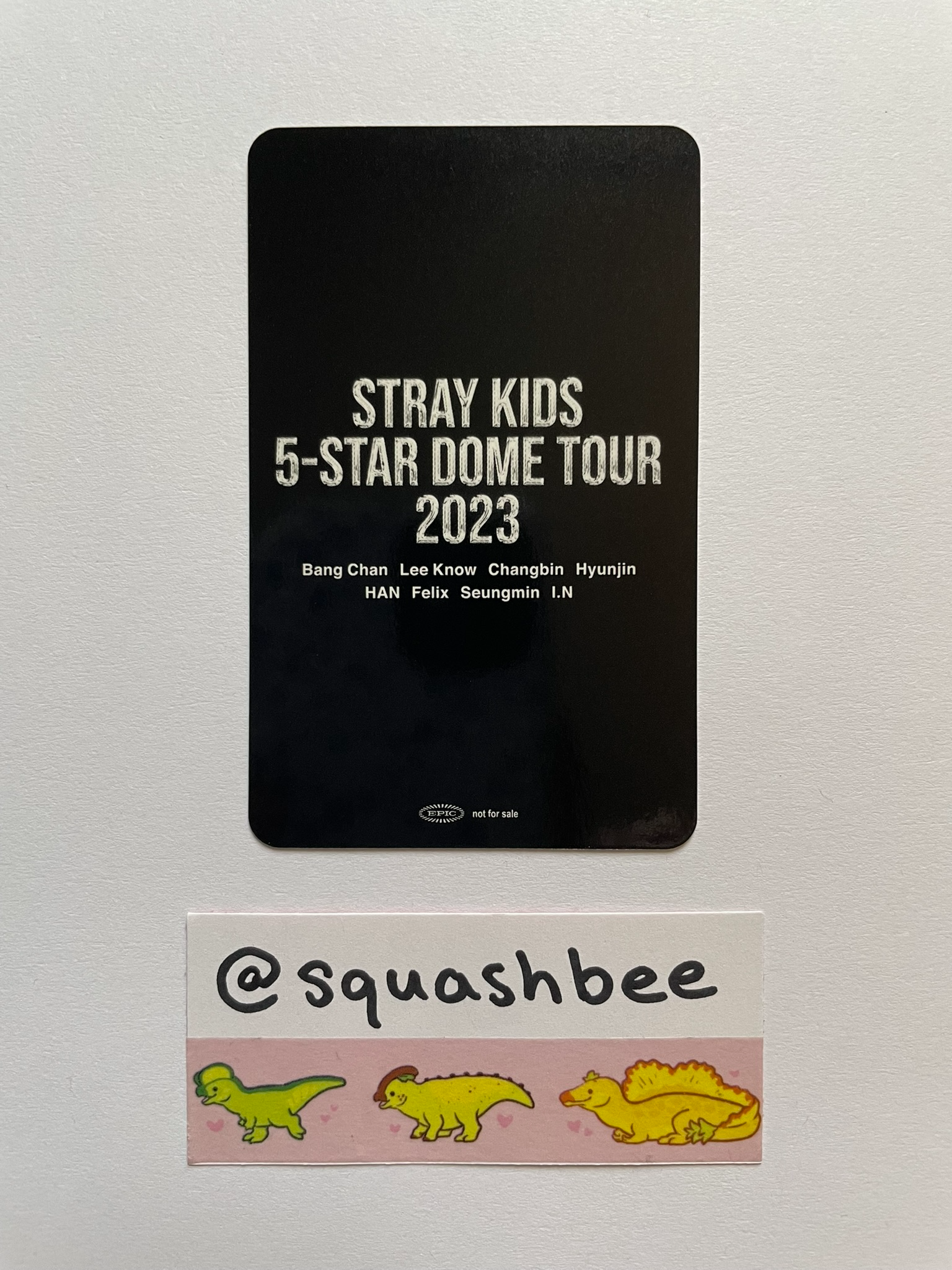 Stray Kids Seungmin Stray Kids - Seungmin - 5-Star Dome Tour 2023 Event osaka day 2 purchase benefit venue-limited social path listing photo 2