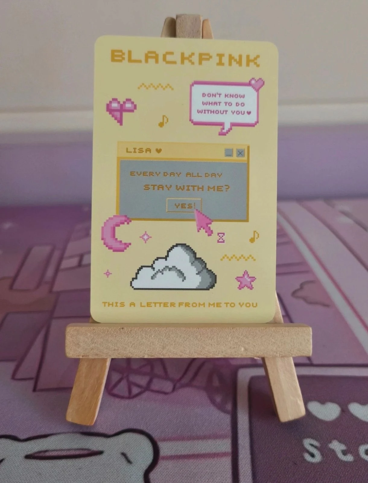 BLACKPINK Lisa BLACKPINK - Lisa - ANNIVERSARY DECO KIT Other photocard set listing photo 2