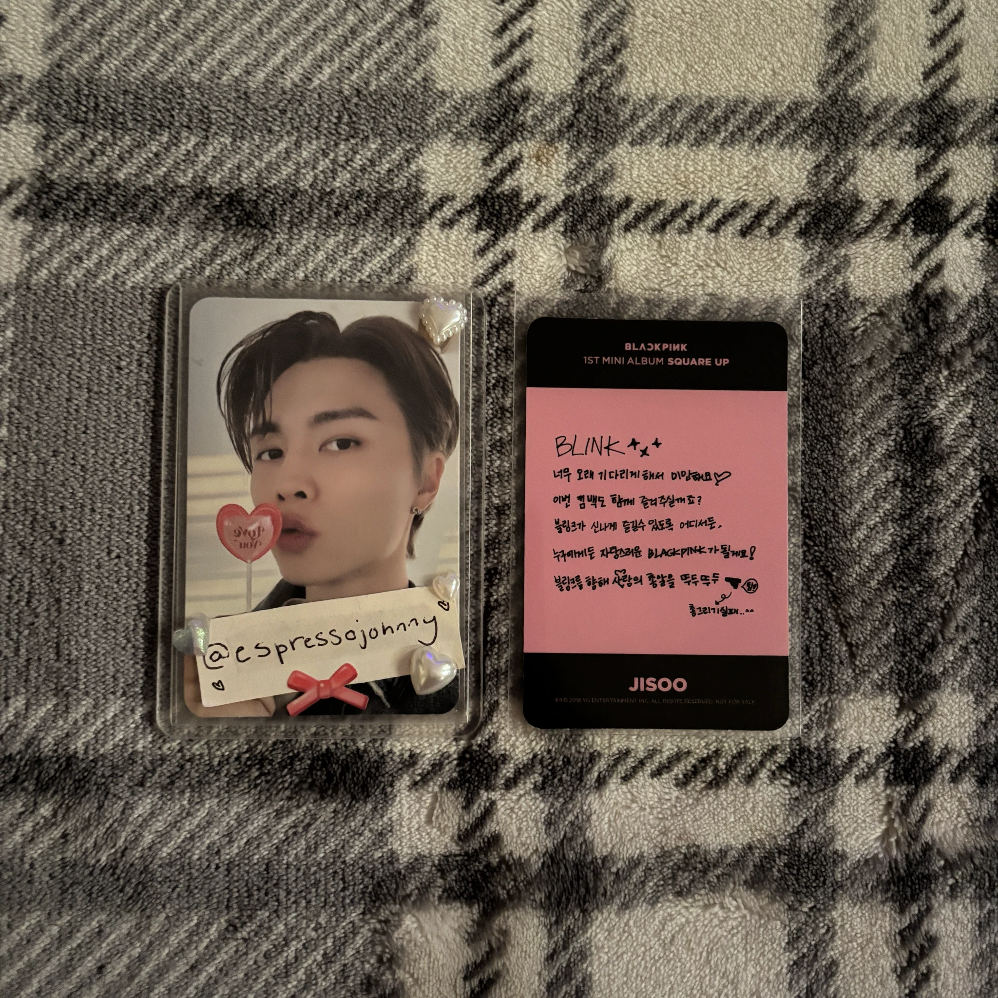 BLACKPINK Jisoo BLACKPINK-Jisoo-Album-Square Up listing photo 2