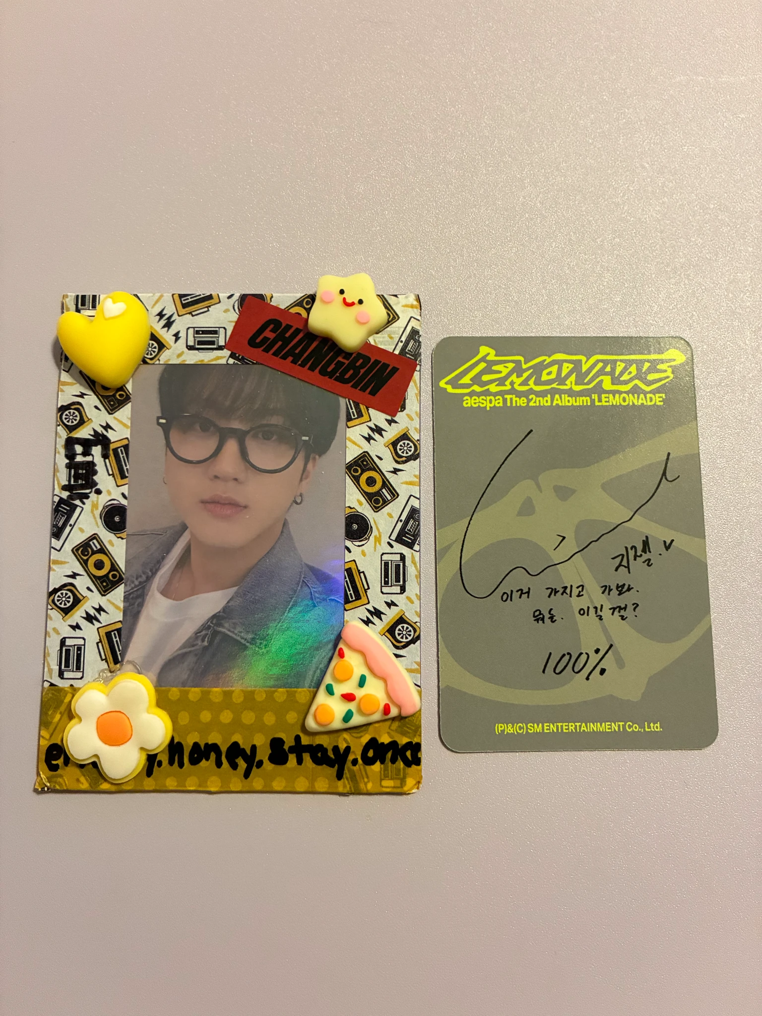 aespa Giselle aespa - Giselle - Lemonade Album album photocard acid version listing photo 2