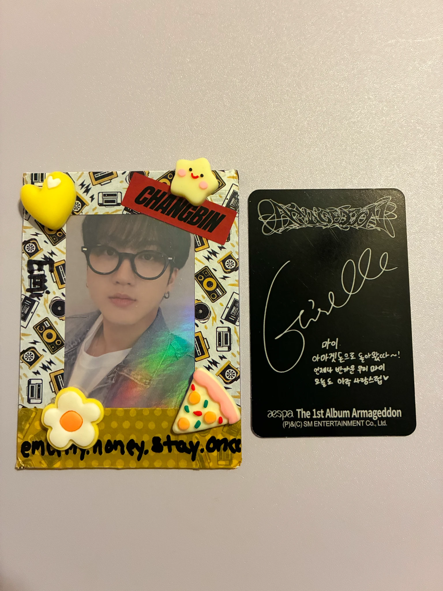 aespa Giselle aespa - Giselle - Armageddon Album poster version album photocard listing photo 2