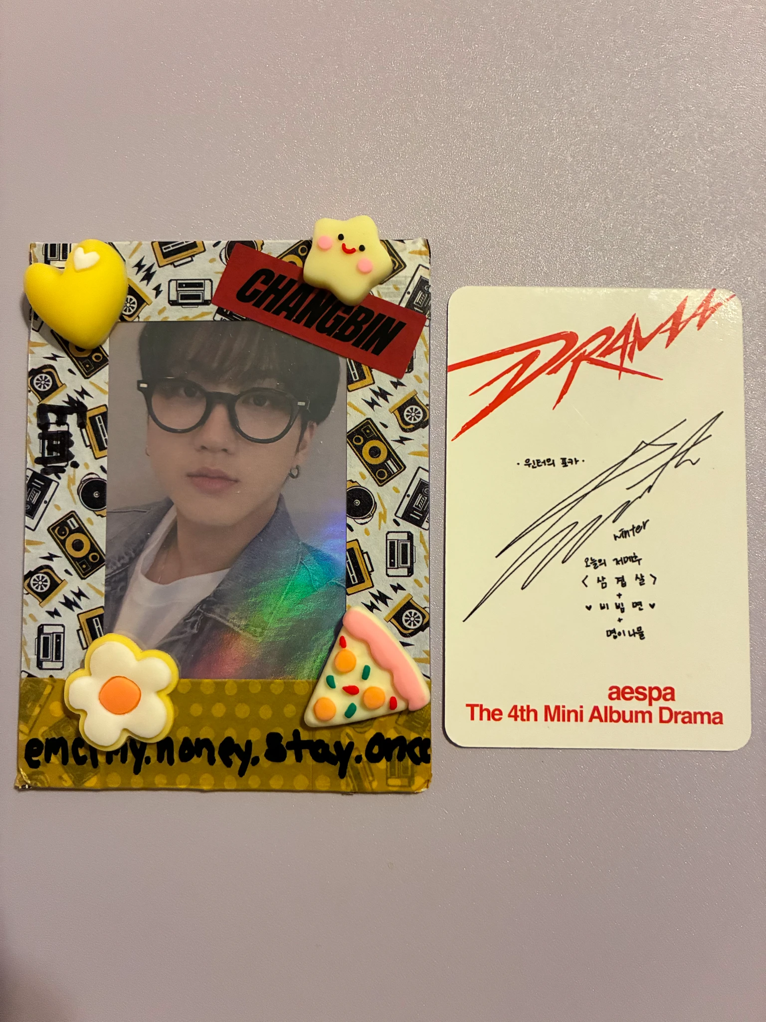 aespa Winter aespa - Winter - Drama Album giant version album photocard listing photo 2