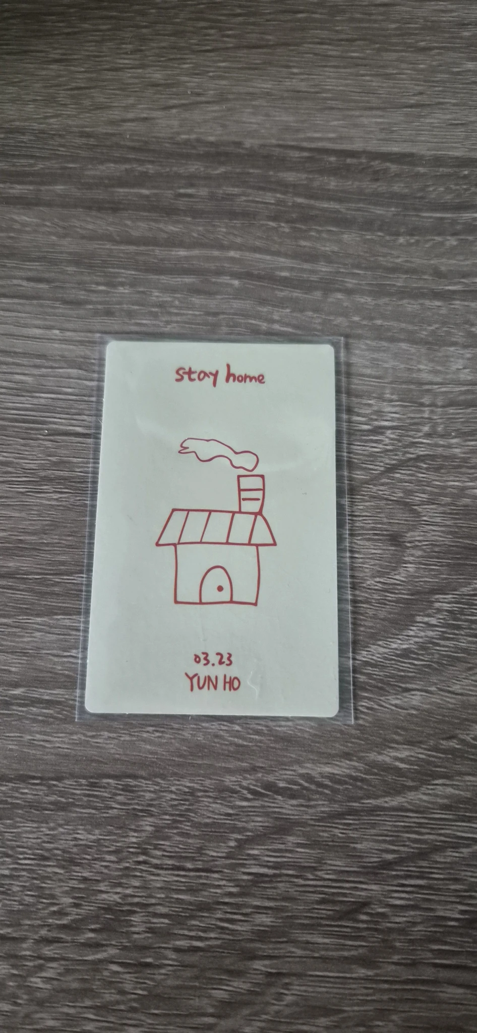ATEEZ Yunho ATEEZ - Yunho - 2021 Stay Home Birthday MD Other merch photocard listing photo 2