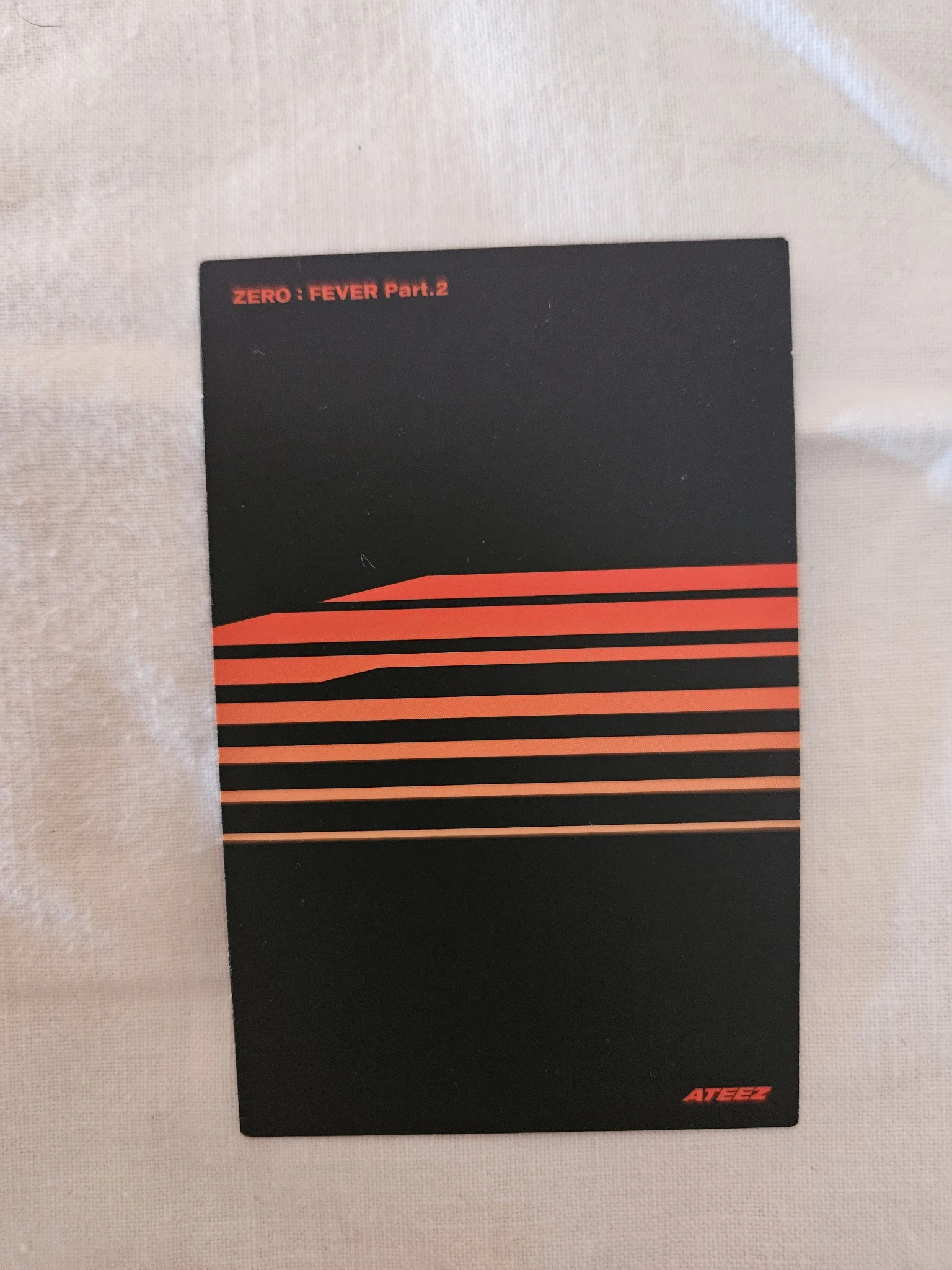 ATEEZ San ATEEZ - San - ZERO : FEVER Part.2 Album poca album listing photo 2