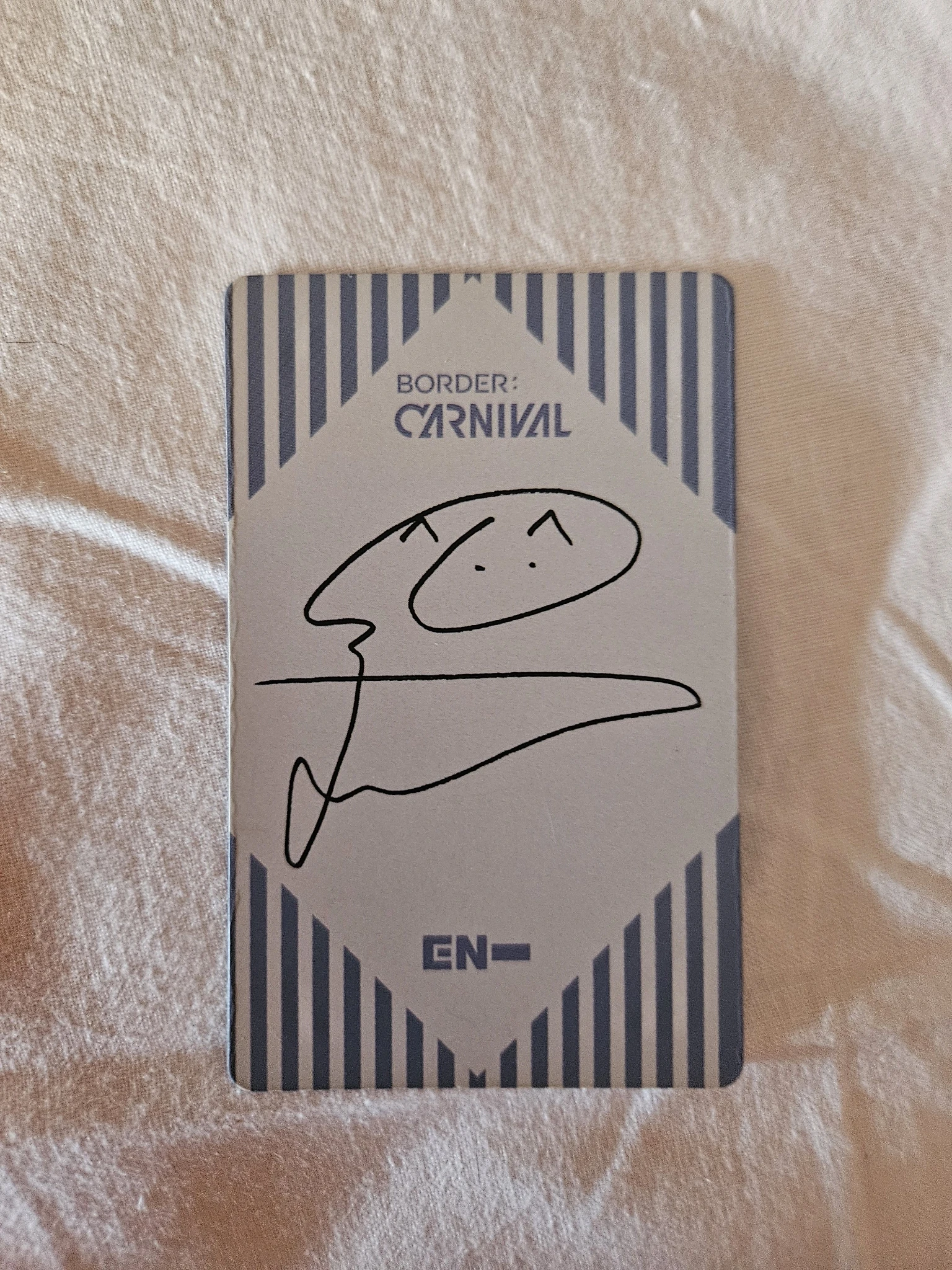 ENHYPEN Jungwon ENHYPEN - Jungwon - BORDER: CARNIVAL Album lenticular Down ver. listing photo 2
