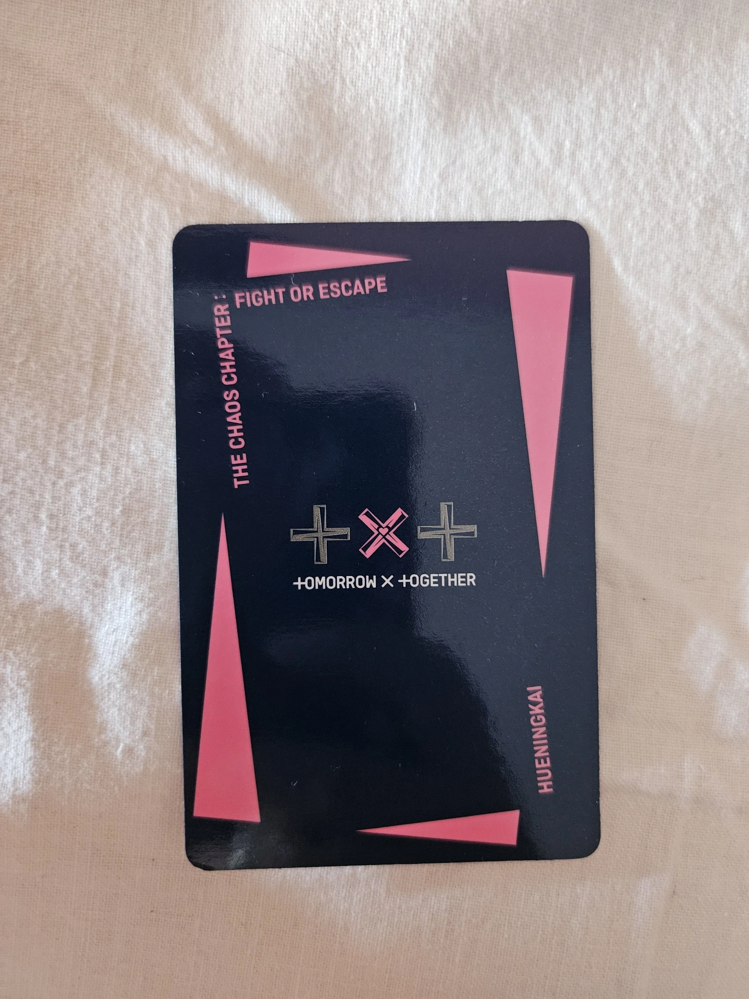 TOMORROW X TOGETHER Huening Kai TOMORROW X TOGETHER - Huening Kai - The Chaos Chapter: Fight or Escape Album album photocard escape version listing photo 2