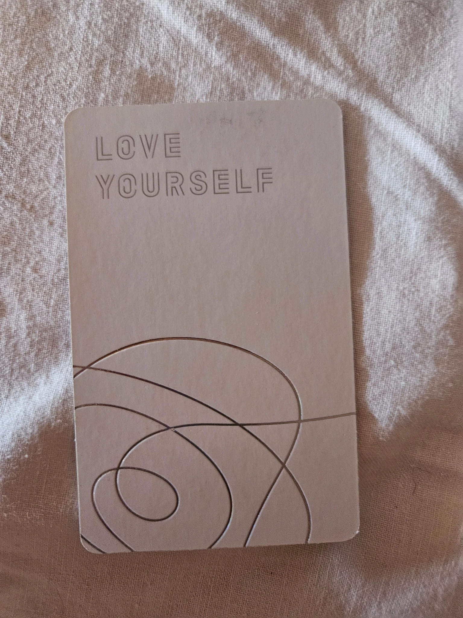 BTS Jin BTS - Jin - Love Yourself: Her Album taiwan press L ver. postcard listing photo 2