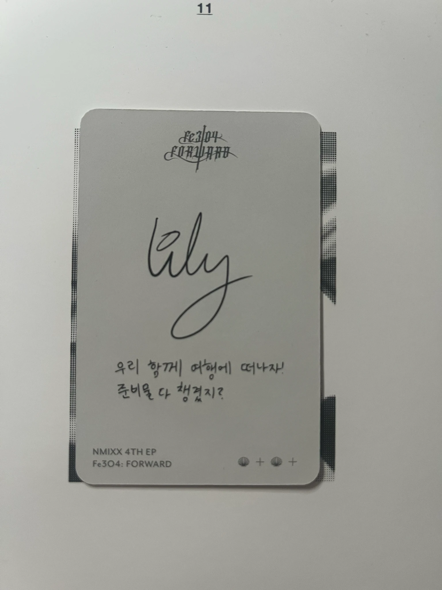 NMIXX Lily NMIXX - Lily - Fe3O4: FORWARD Album album photocard Shell version listing photo 2