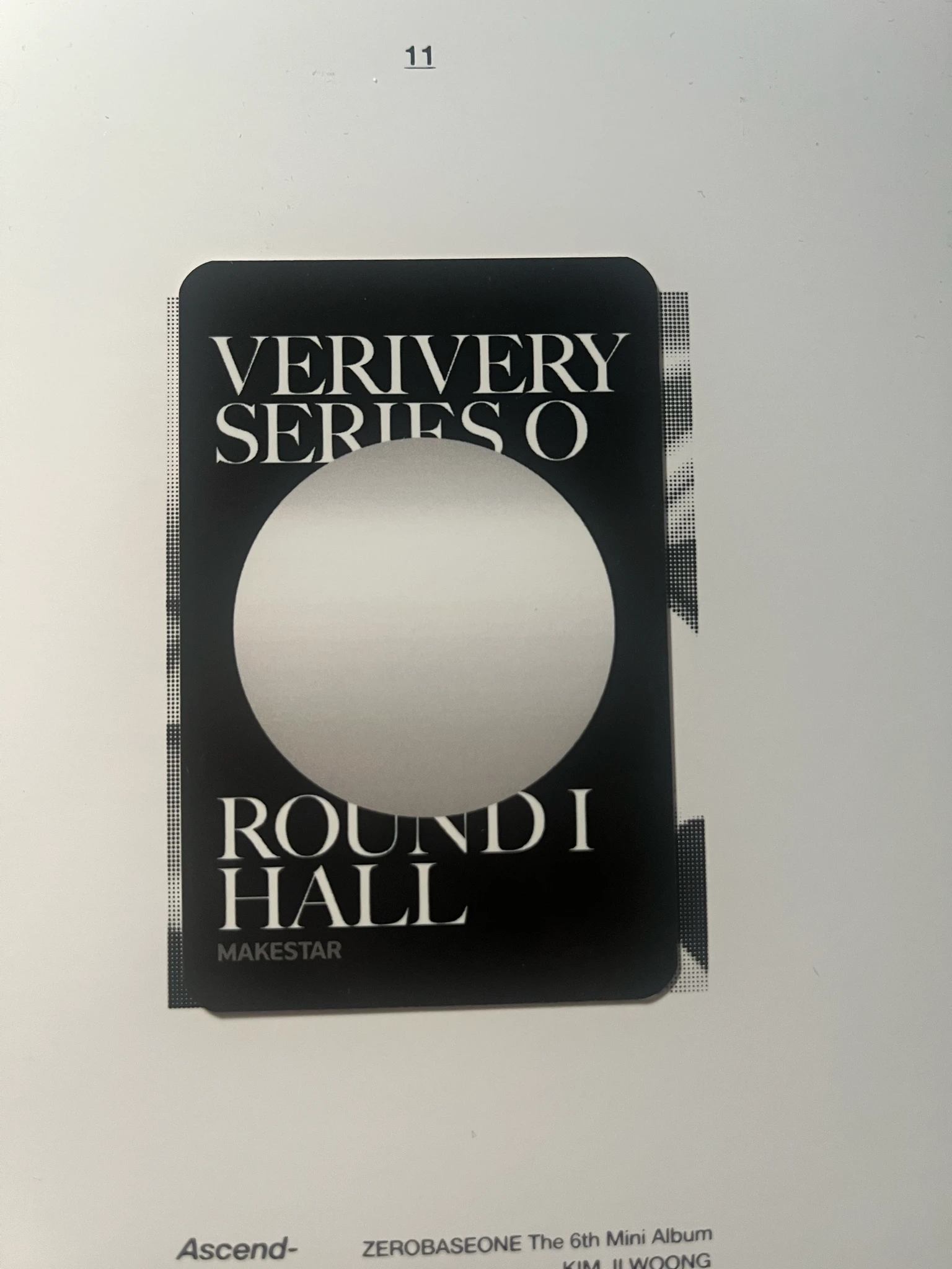 VERIVERY Dongheon VERIVERY - Dongheon - Series 'O' Round 1 : Hall Album purchase benefit makestar round 1 listing photo 2