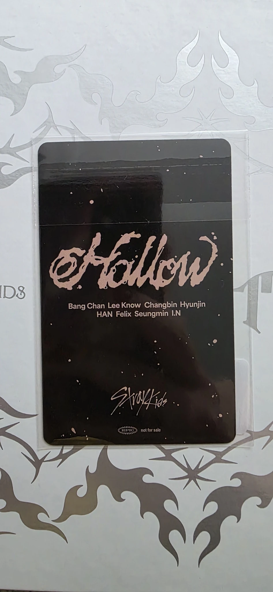 Stray Kids Stray Kids - Seungmin & HAN - Hollow Album album photocard jpfc (japan fanclub) unit listing photo 2