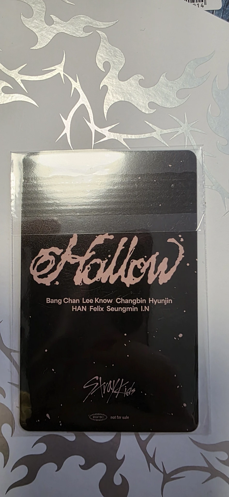 Stray Kids Stray Kids - Bang Chan & I.N - Hollow Album album photocard jpfc (japan fanclub) unit listing photo 2