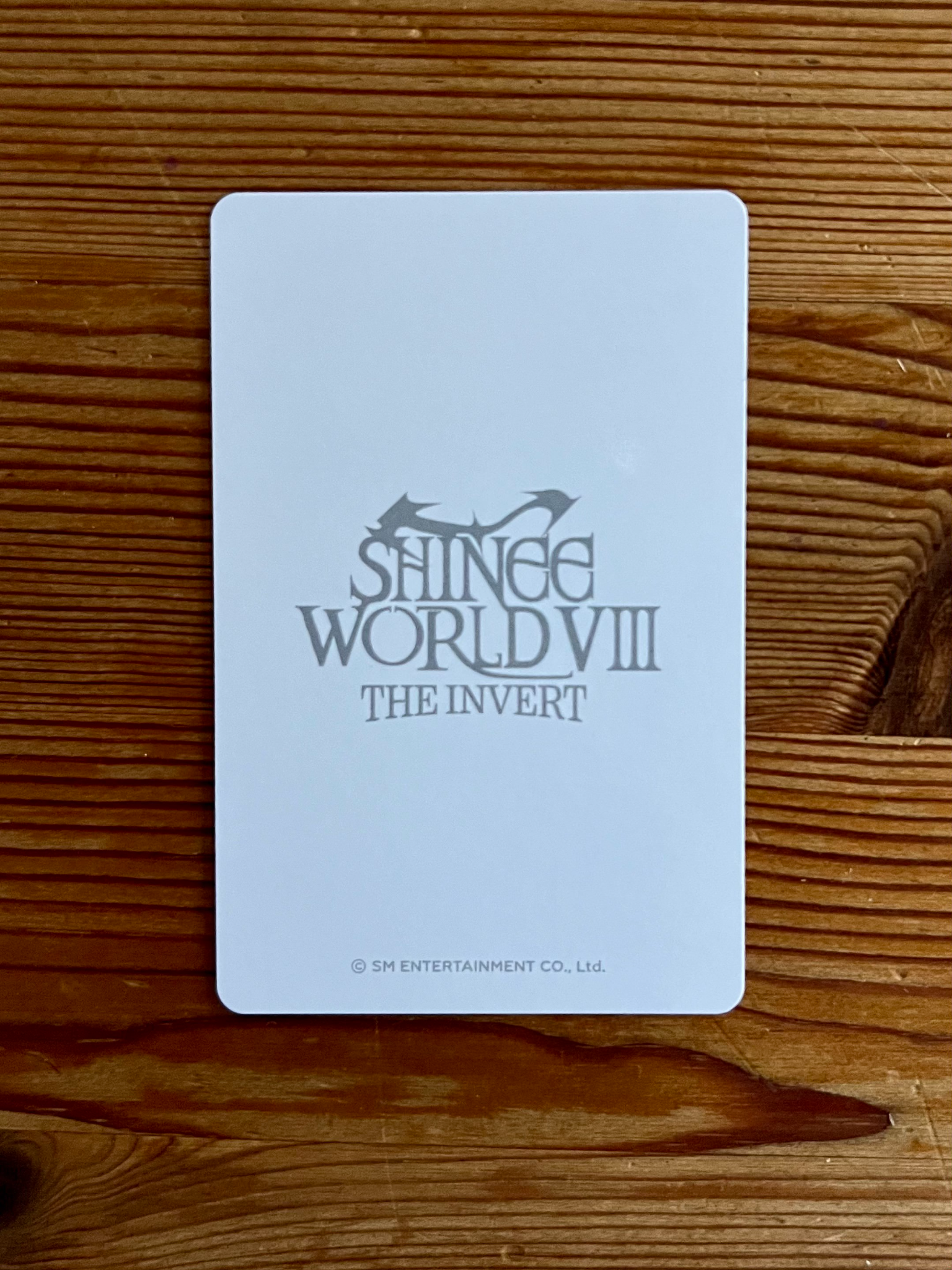 SHINee Onew SHINee - Onew - SHINee WORLD VIII : THE INVERT - The Trilogy I Event random photocard trading card listing photo 2