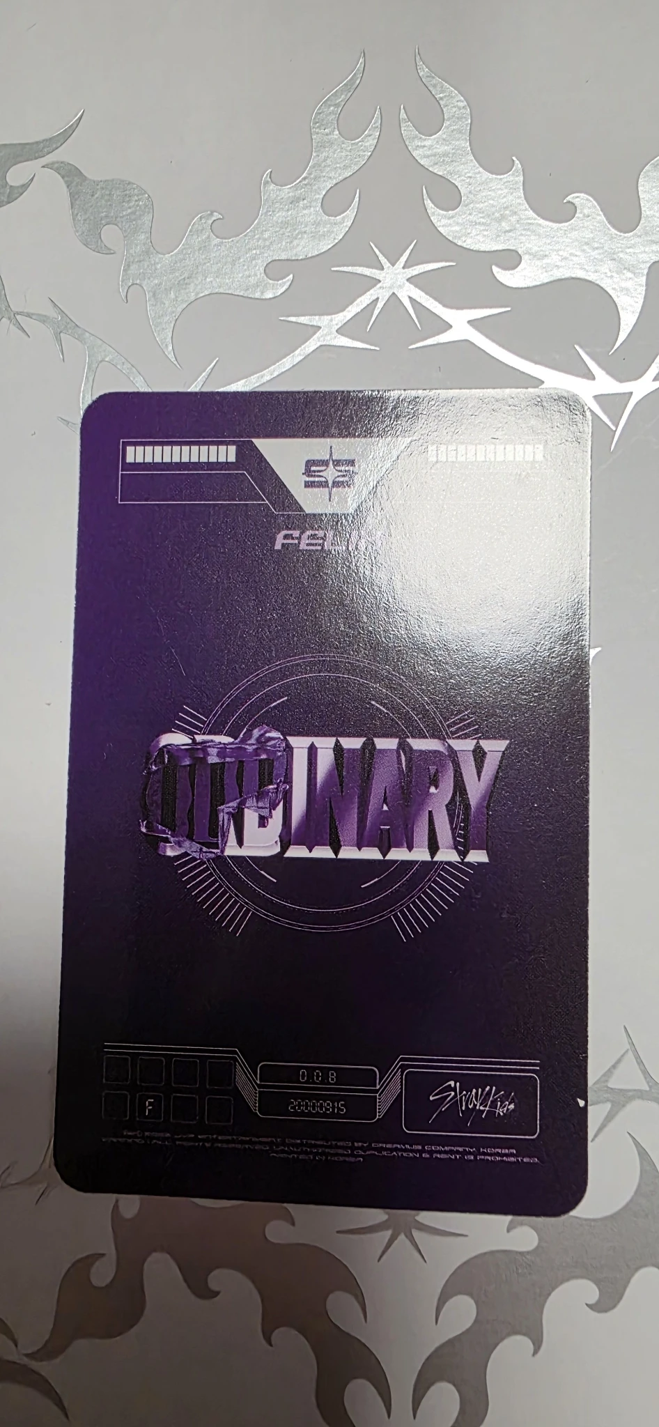 Stray Kids Felix Stray Kids - Felix - Oddinary Album album photocard jewel case version listing photo 2