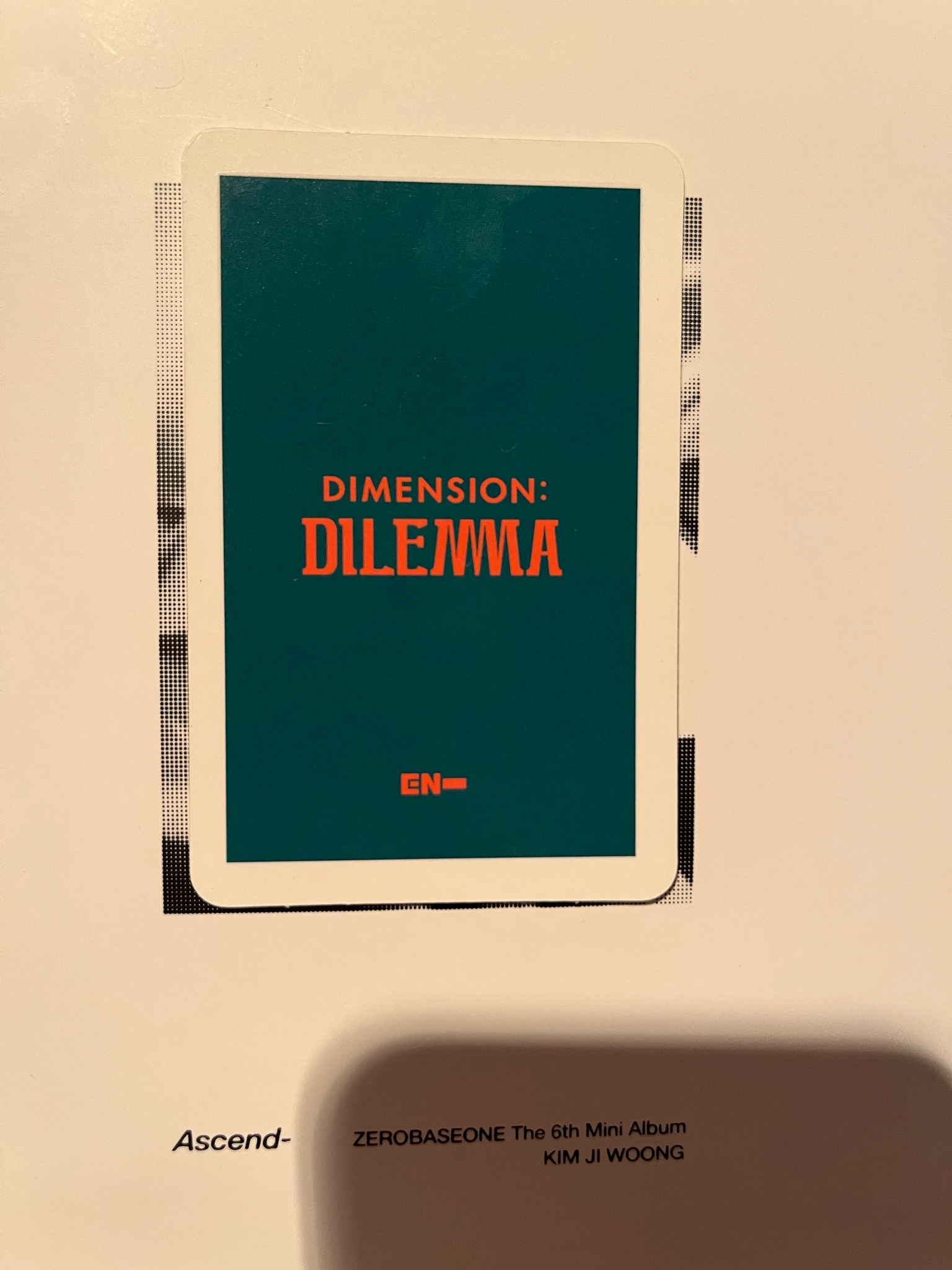 ENHYPEN Jake ENHYPEN - Jake - DIMENSION: DILEMMA Album pre-order benefit (pob) synnara listing photo 2