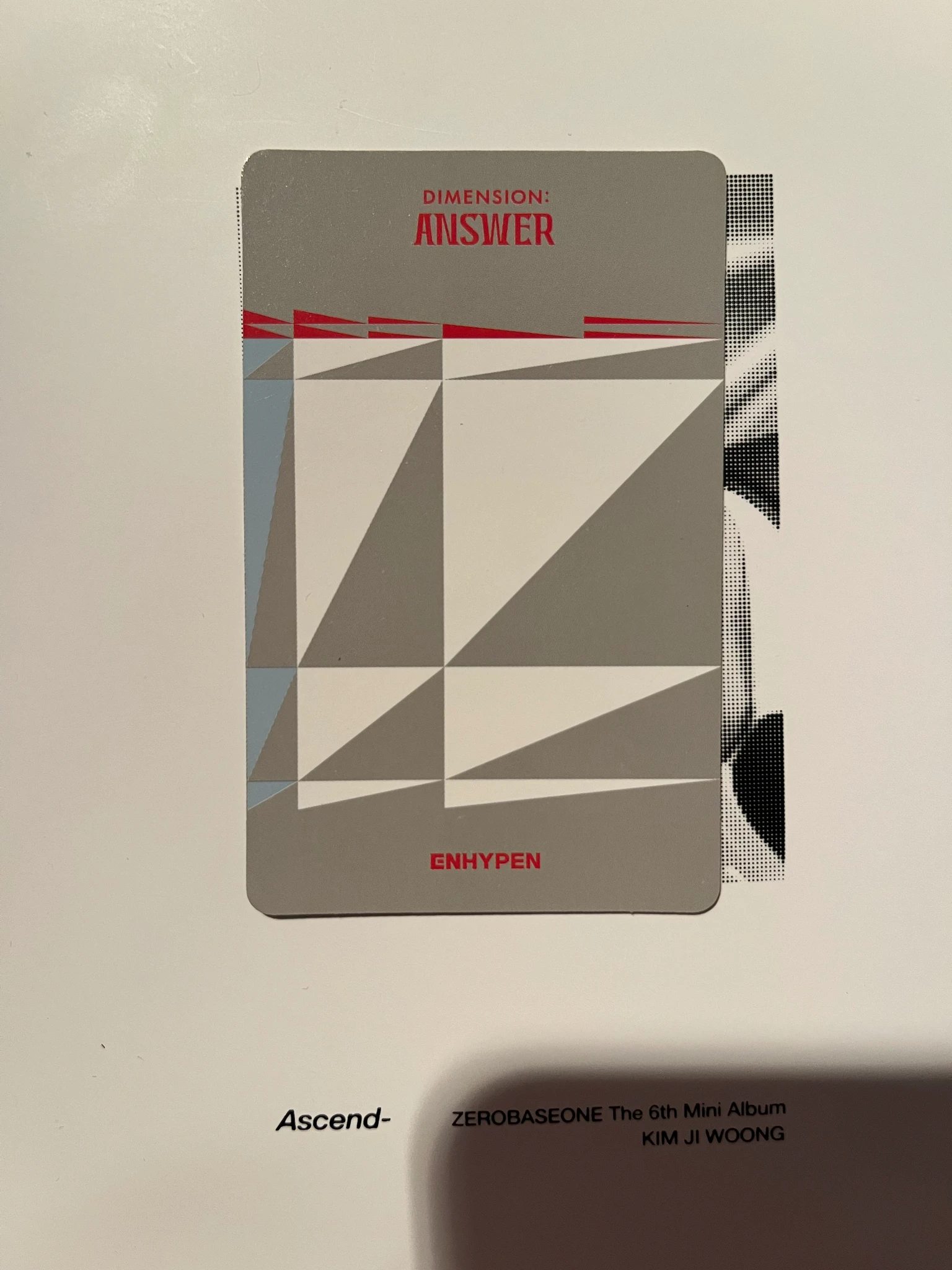 ENHYPEN Jake ENHYPEN - Jake - DIMENSION : ANSWER Album korean album no version album photocard listing photo 2