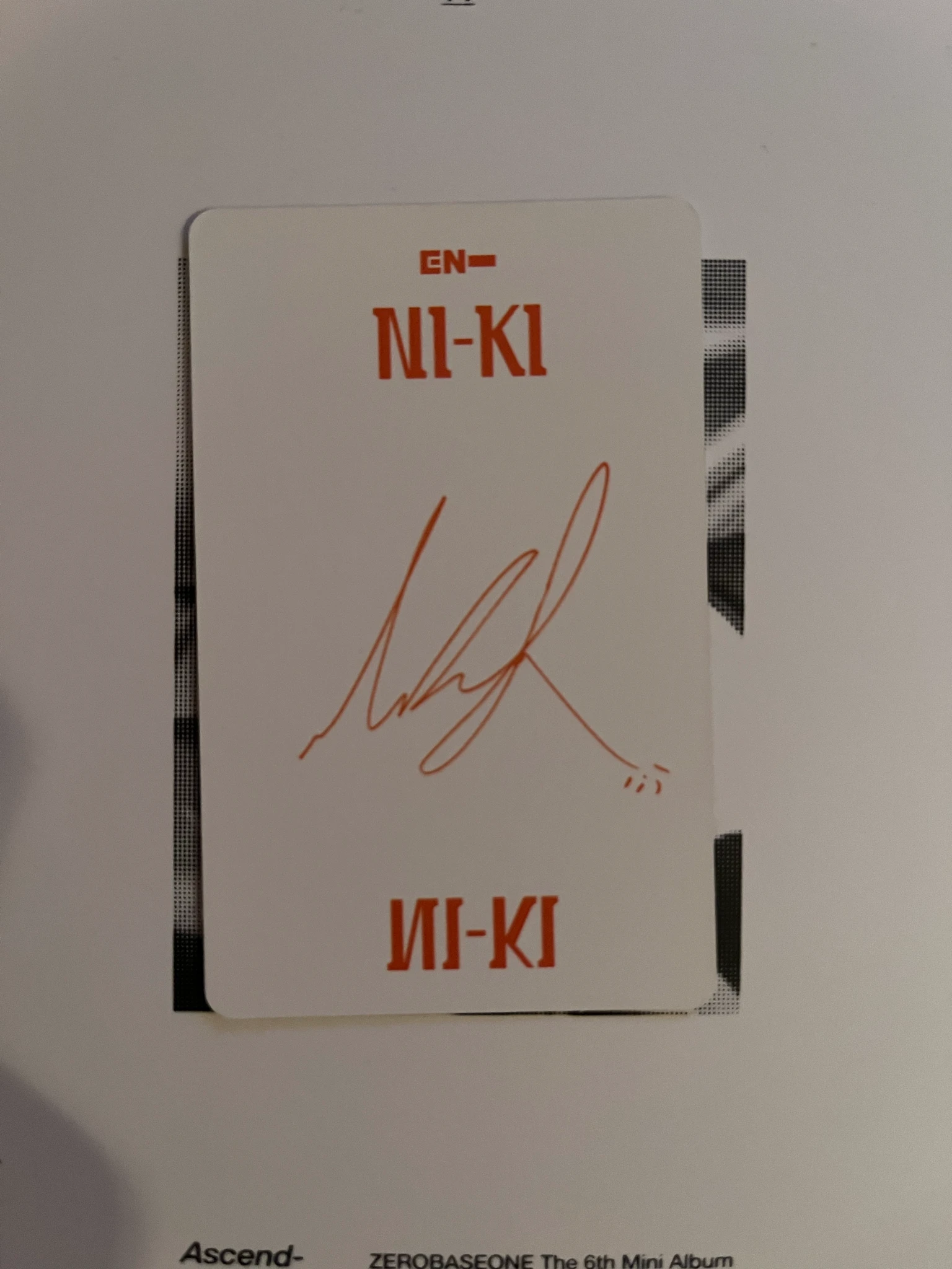 ENHYPEN Ni-ki ENHYPEN - Ni-ki - DIMENSION: DILEMMA Album odysseus version album photocard korean album holographic (hologram) listing photo 2