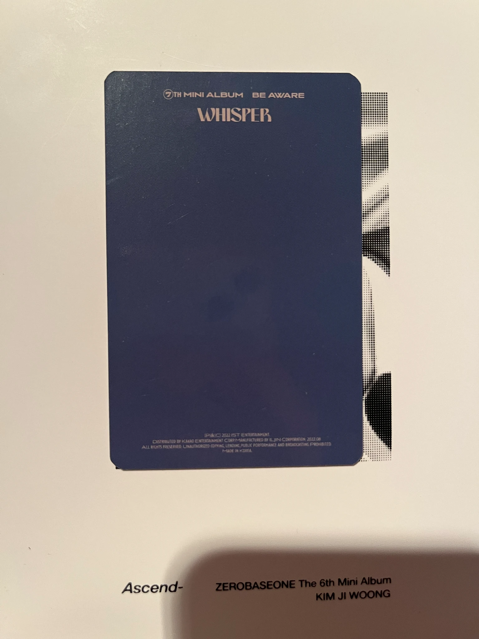 THE BOYZ Jacob THE BOYZ - Jacob - Be Awake Album denial version listing photo 2