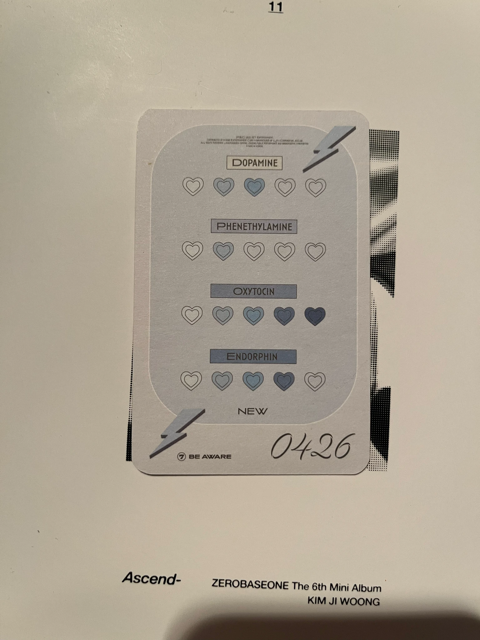 THE BOYZ New THE BOYZ - New - Be Aware Album album photocard denial version listing photo 2