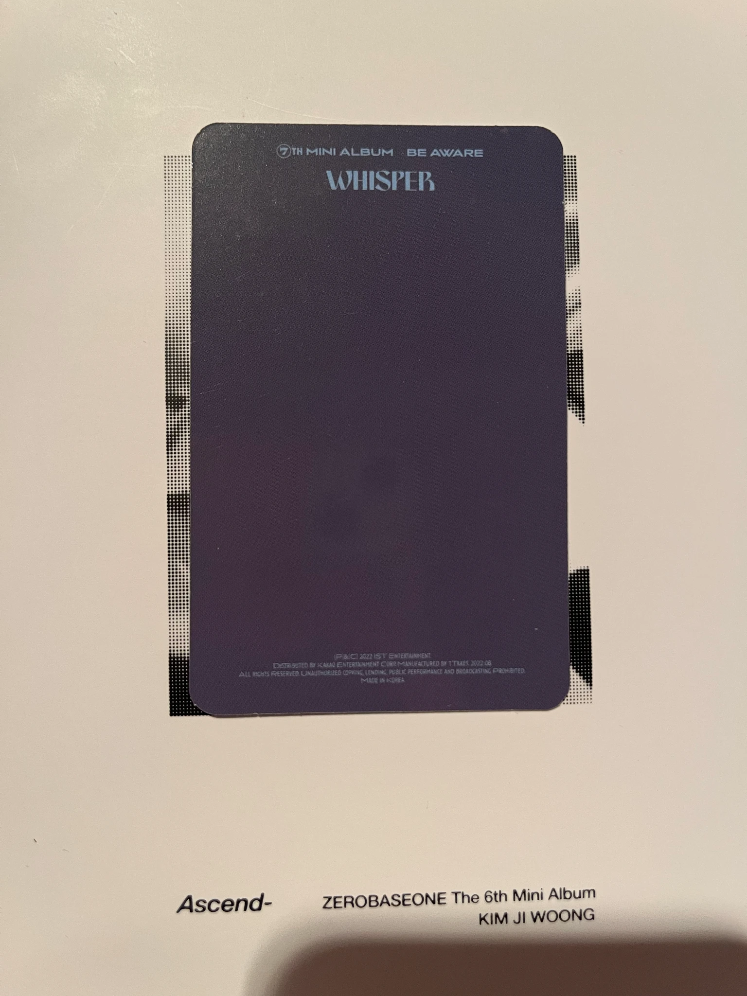 THE BOYZ Jacob THE BOYZ - Jacob - Be Awake Album denial version platform version listing photo 2