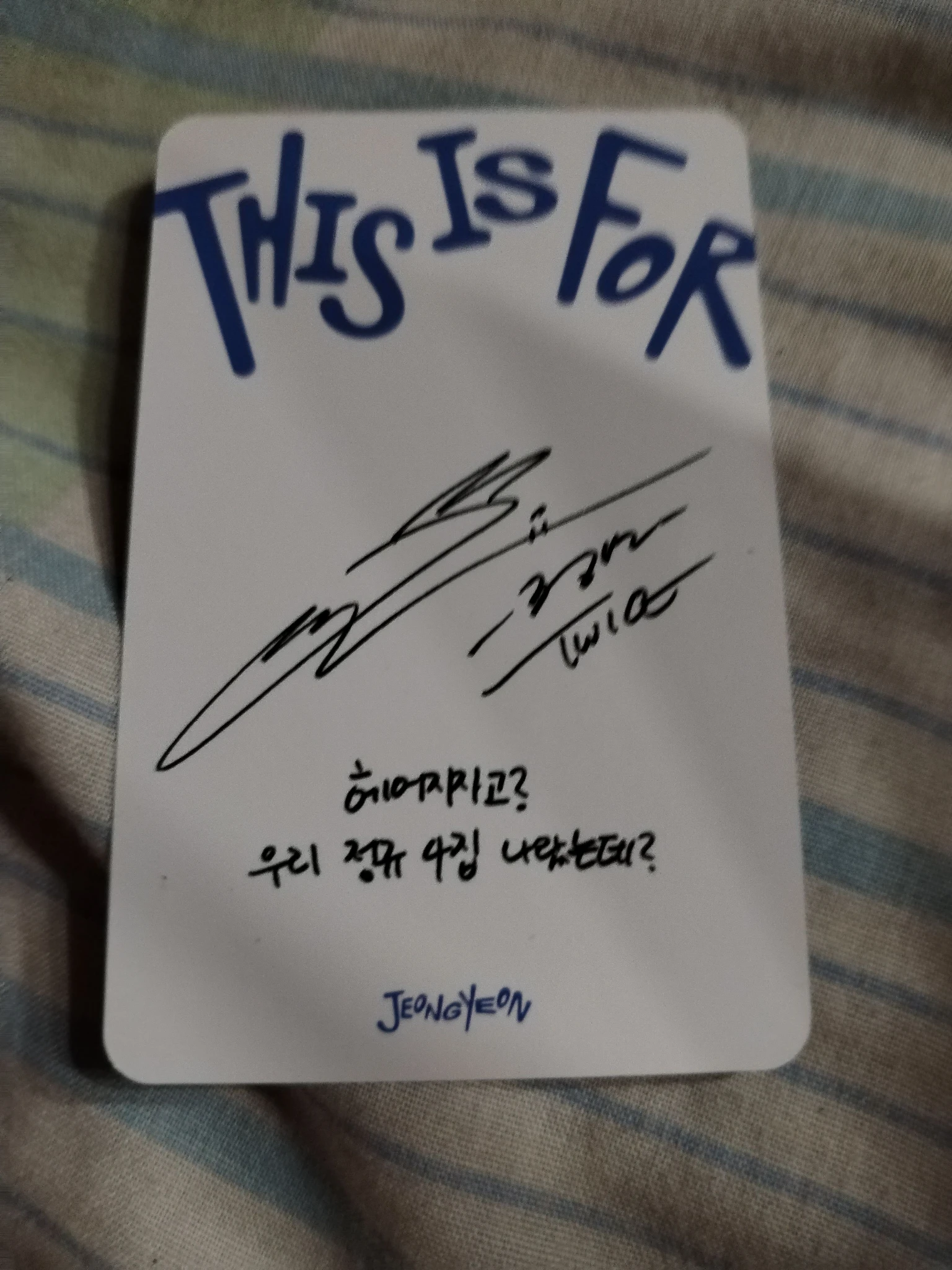 TWICE Jeongyeon TWICE-Jeongyeon-Album-this is for listing photo 2