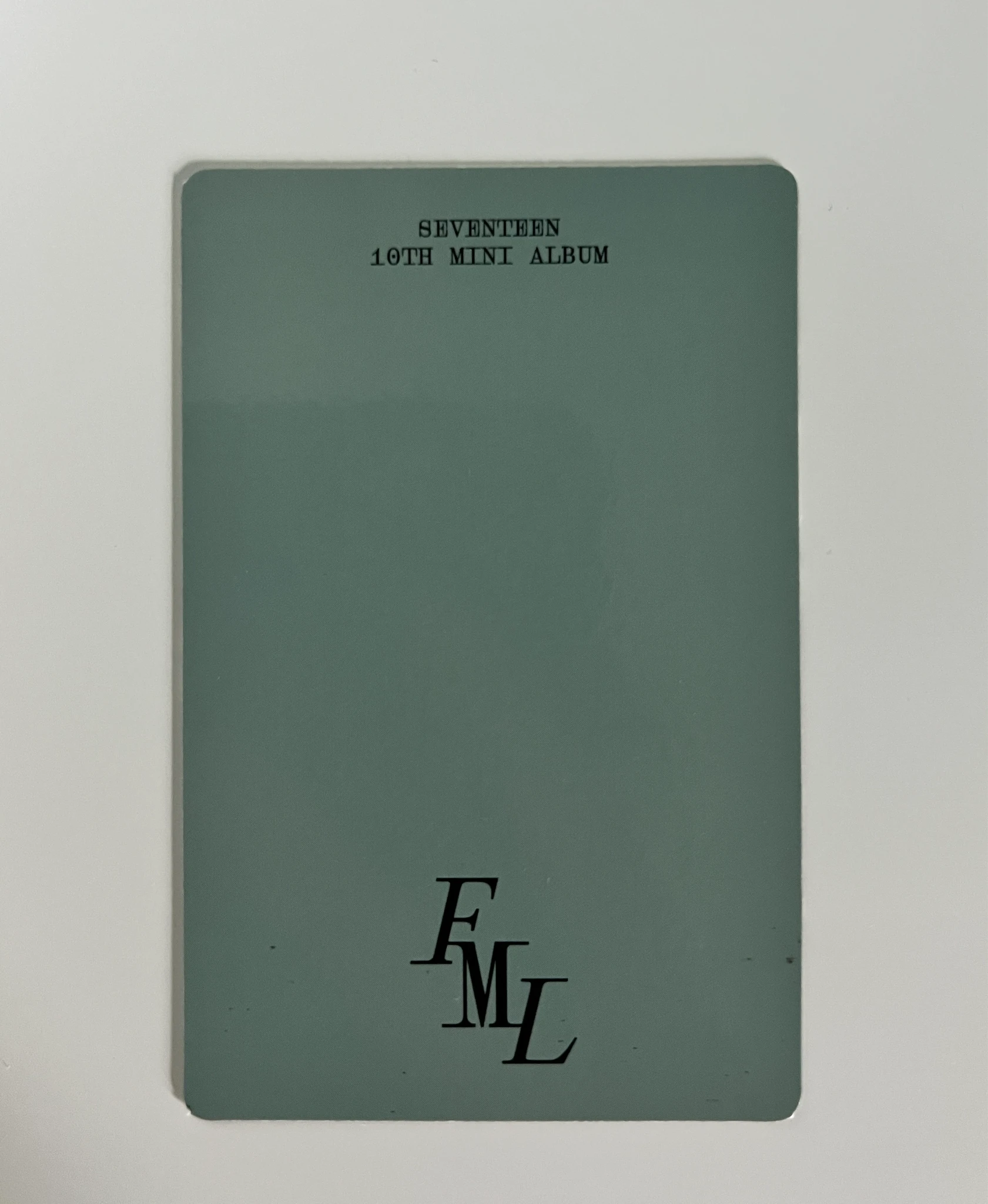 SEVENTEEN Woozi SEVENTEEN - Woozi - FML Album album photocard fallen misfit lost version listing photo 2