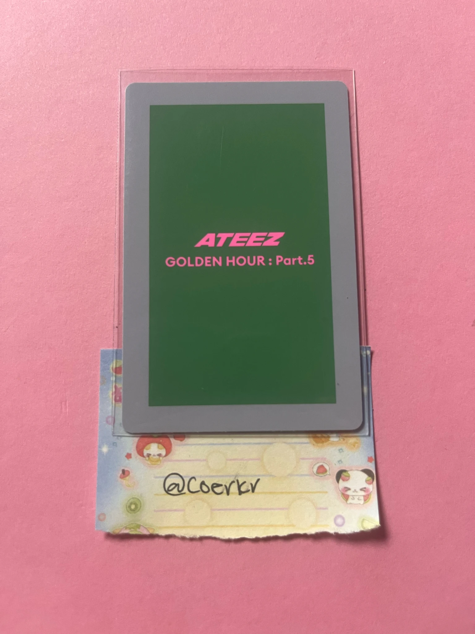 ATEEZ Jongho ATEEZ - Jongho - GOLDEN HOUR : Part.5 Album album photocard diary version listing photo 2