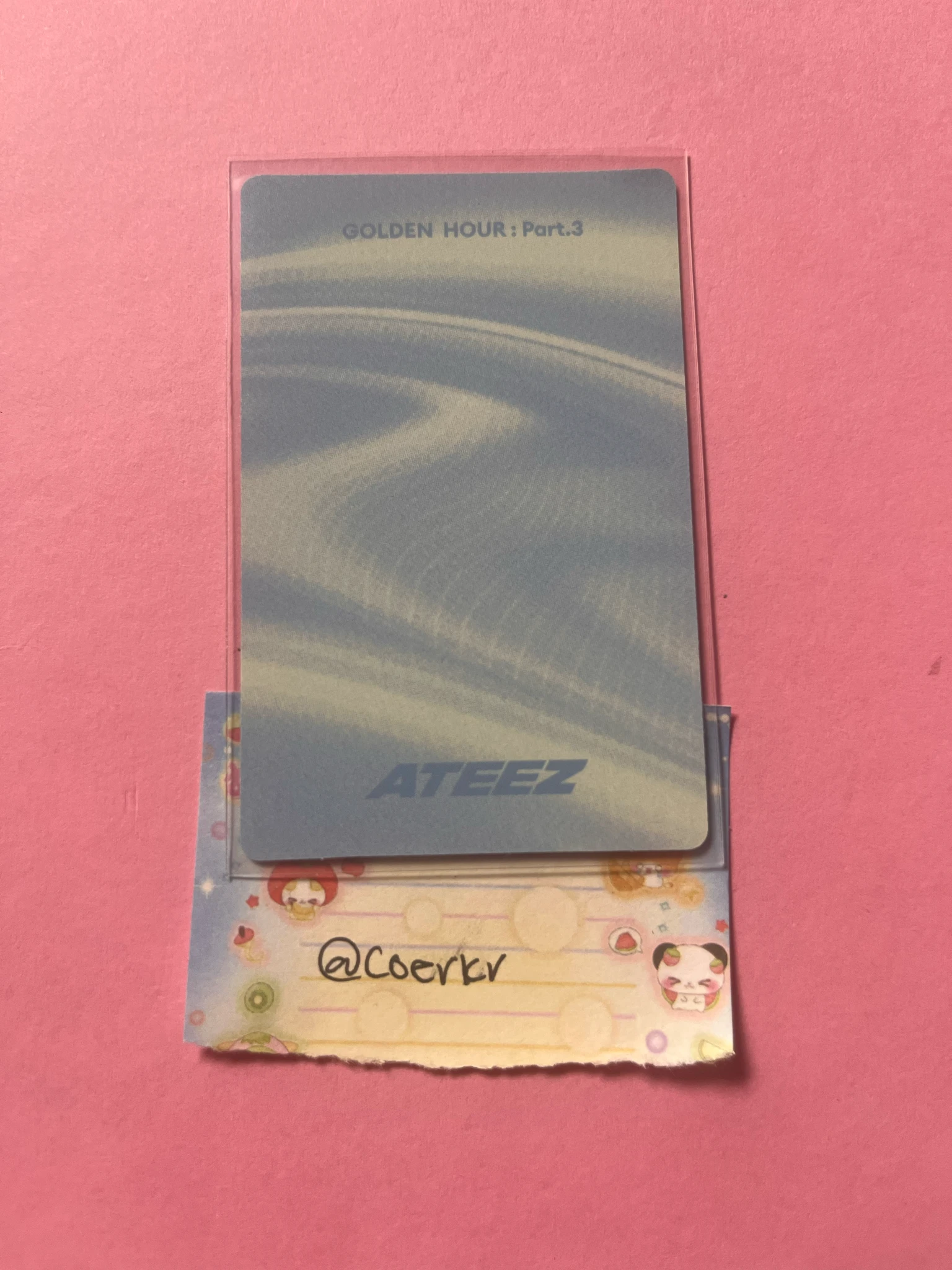 ATEEZ Jongho ATEEZ - Jongho - Golden Hour : Part.3 Album poca album photocard 2 listing photo 2