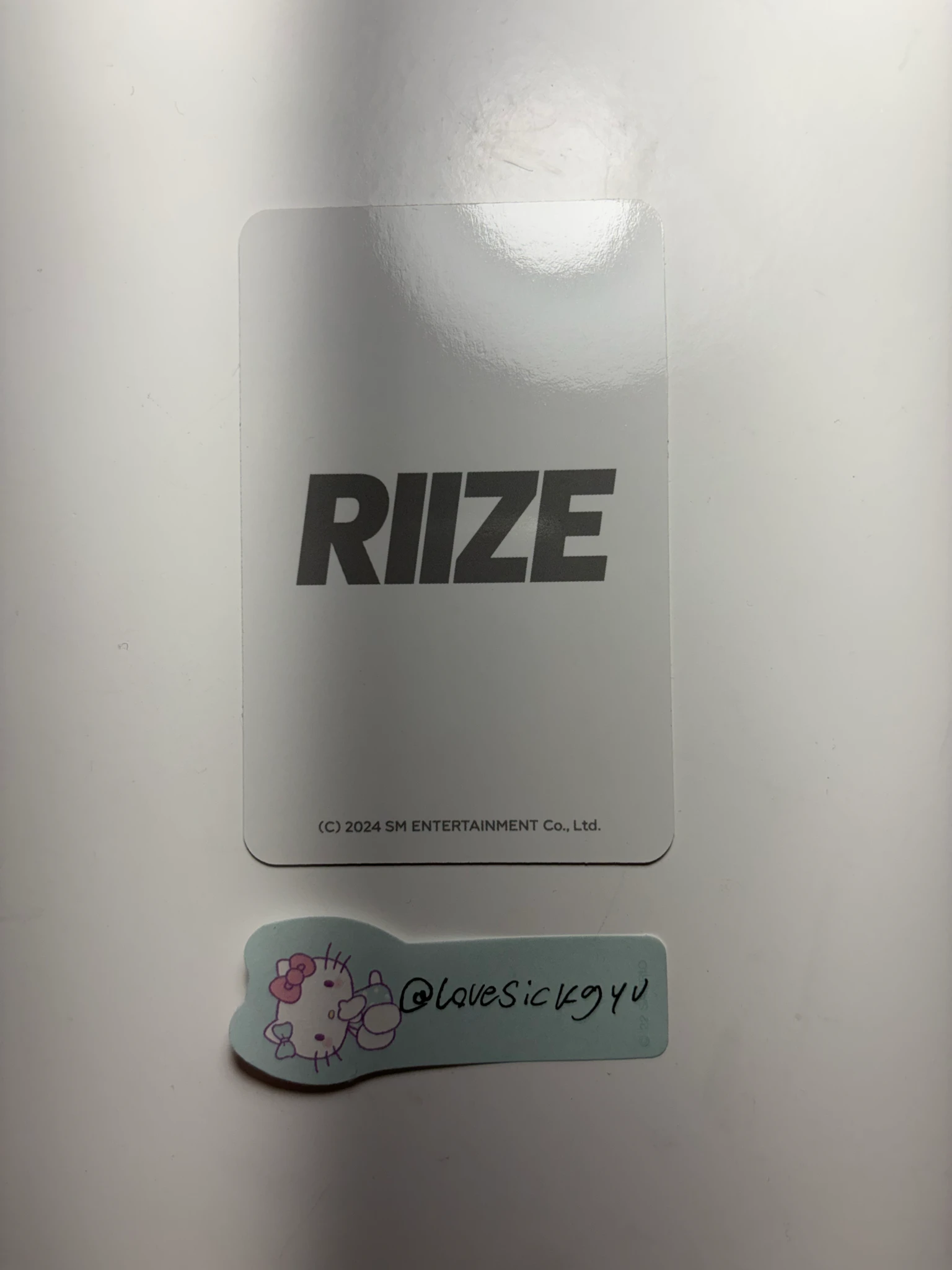 RIIZE  Sohee RIIZE  - Sohee - RIIZE UP Pop-up Event trading card B version listing photo 2