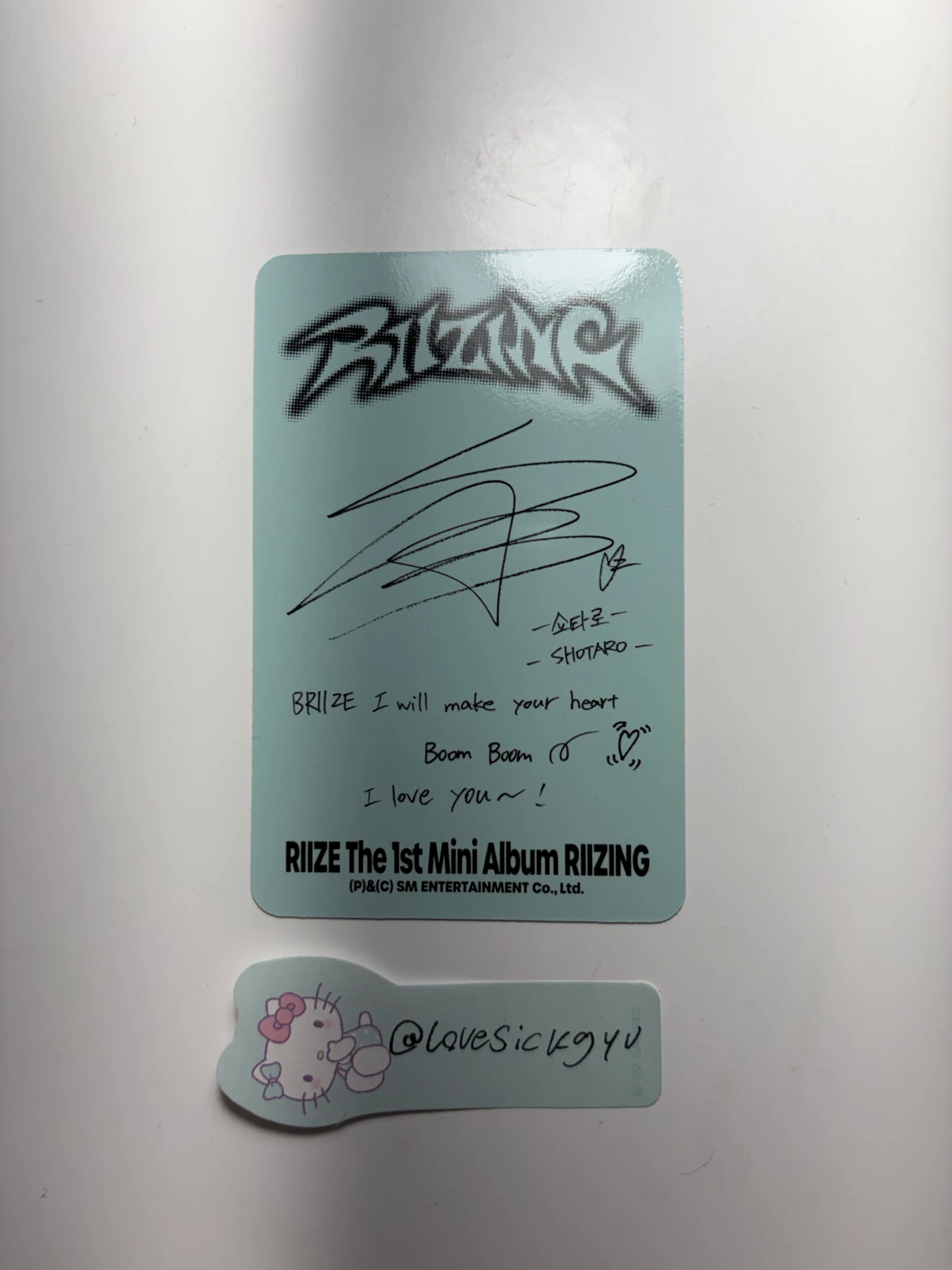 RIIZE  Shotaro RIIZE  - Shotaro - Riizing Album album photocard listing photo 2