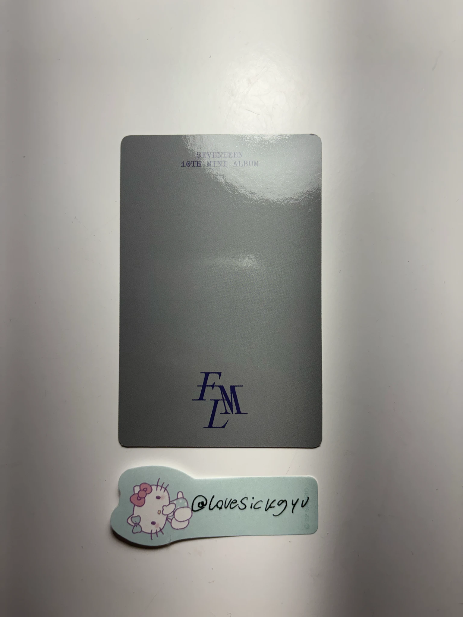 SEVENTEEN Seungkwan SEVENTEEN - Seungkwan - FML Album album photocard fight for my life version listing photo 2