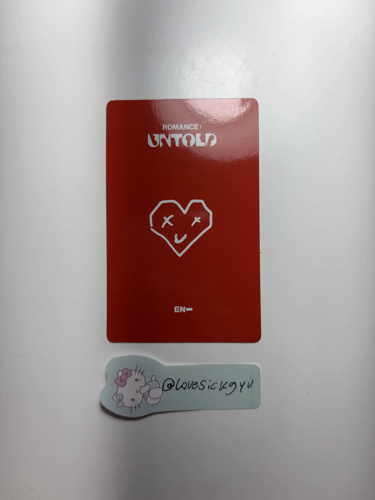 ENHYPEN Evan (Heeseung) ENHYPEN - Heeseung - ROMANCE: UNTOLD Album Concession B korean album album photocard listing photo 2