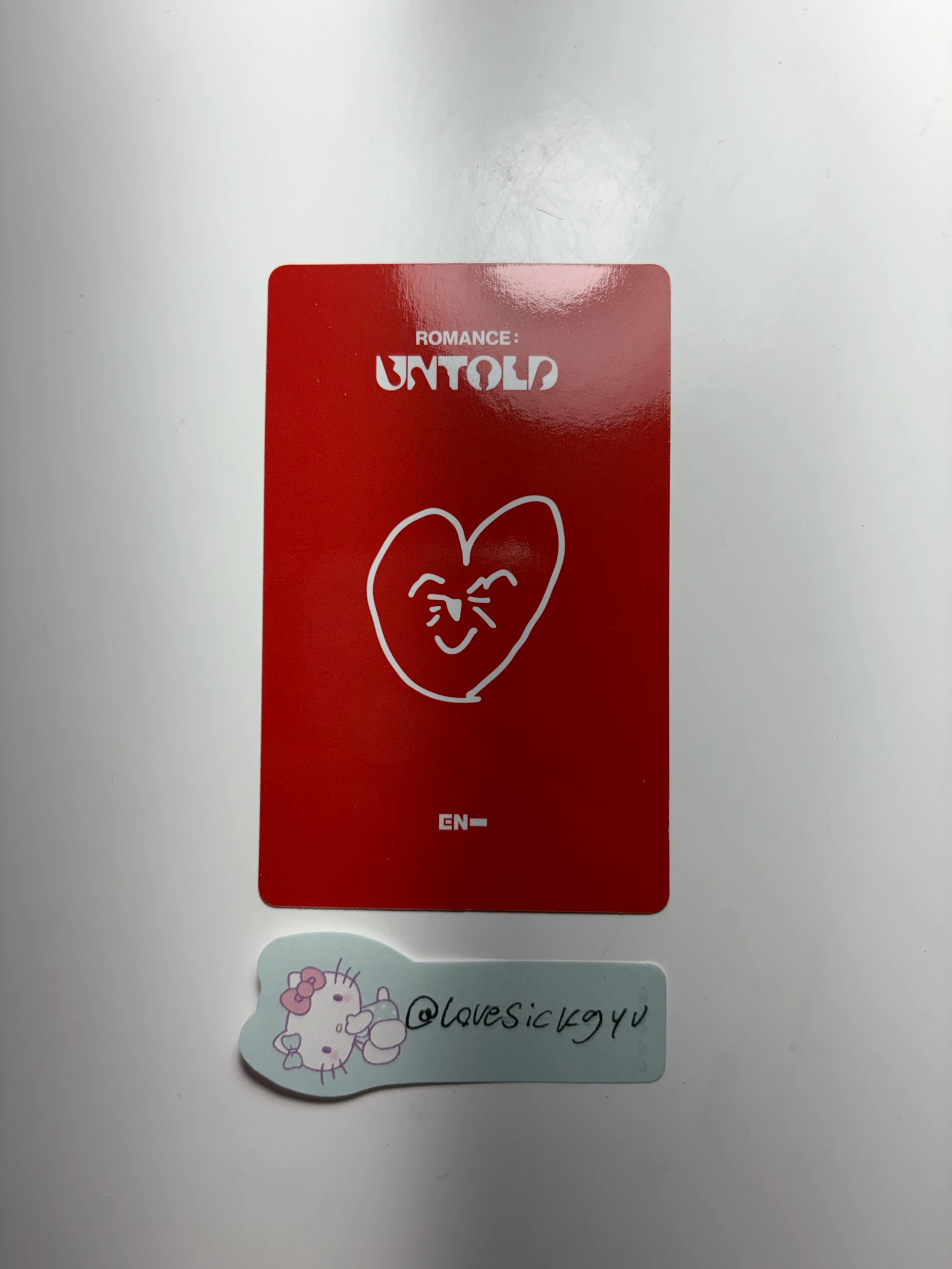 ENHYPEN Jay ENHYPEN - Jay - ROMANCE: UNTOLD Album album photocard engene ver. listing photo 2