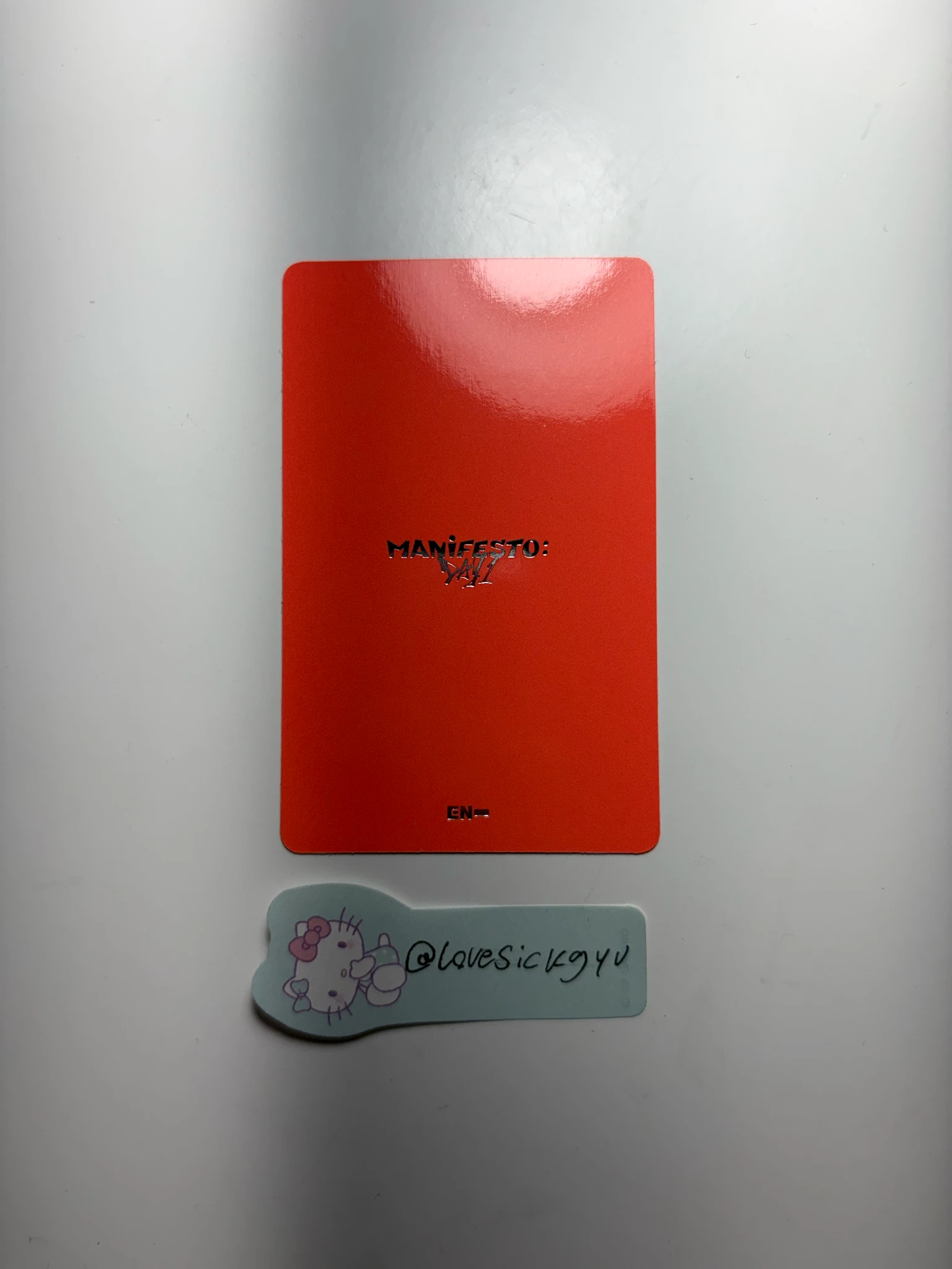 ENHYPEN Sunghoon ENHYPEN - Sunghoon - MANIFESTO: DAY 1 Album D version album photocard korean album listing photo 2