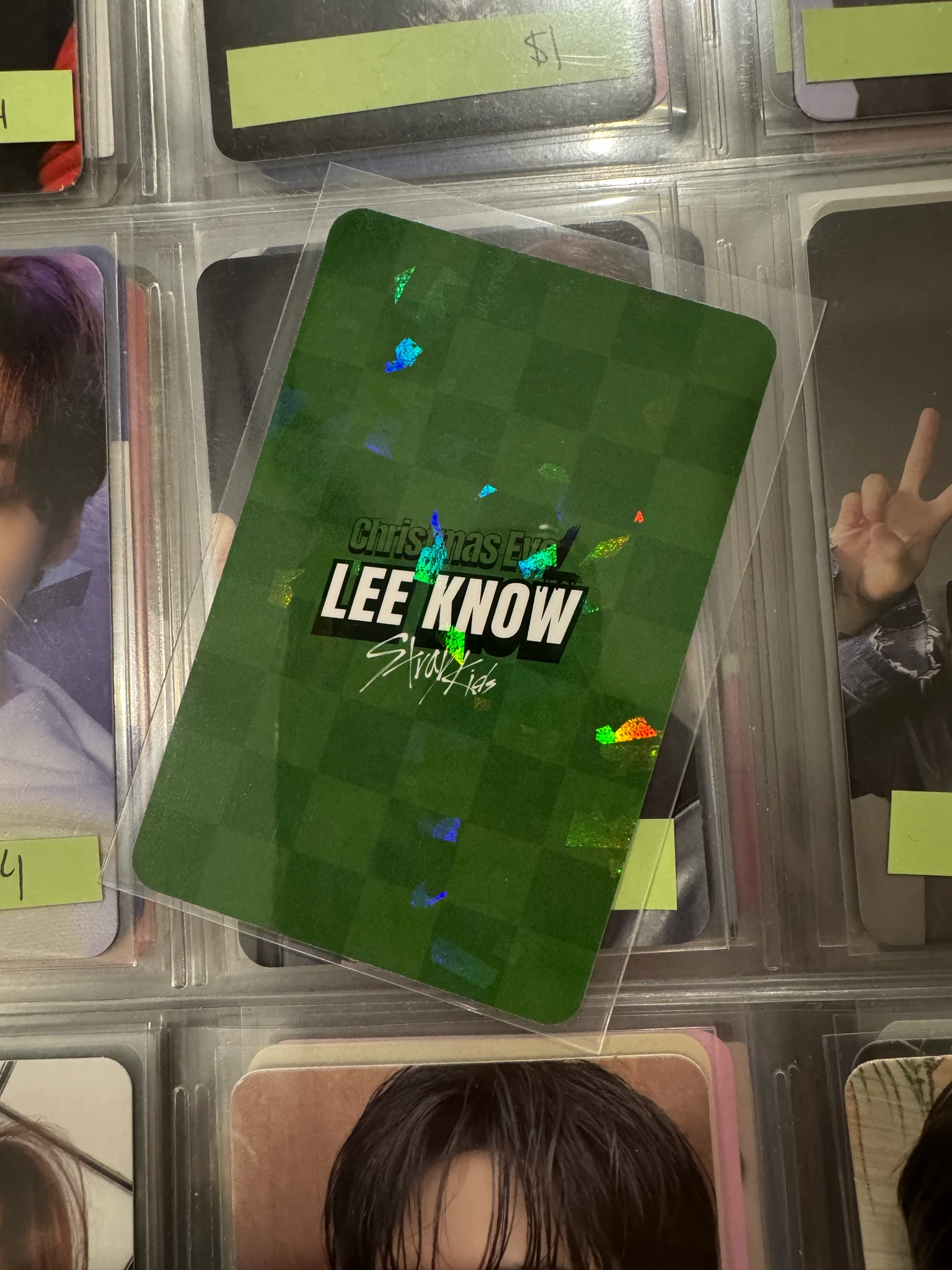 Stray Kids Lee Know Stray Kids - Lee Know - Christmas EveL Album album photocard glitter ver. glitter listing photo 2
