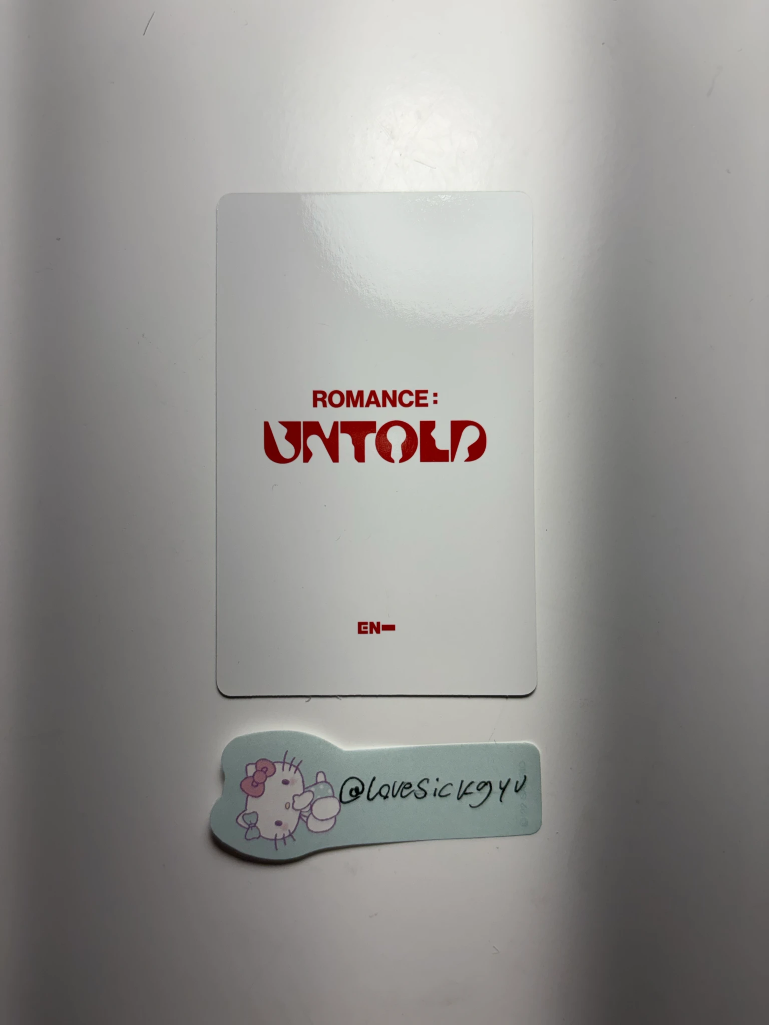 ENHYPEN Jake ENHYPEN - Jake - ROMANCE: UNTOLD Album engene ver. a ver. listing photo 2