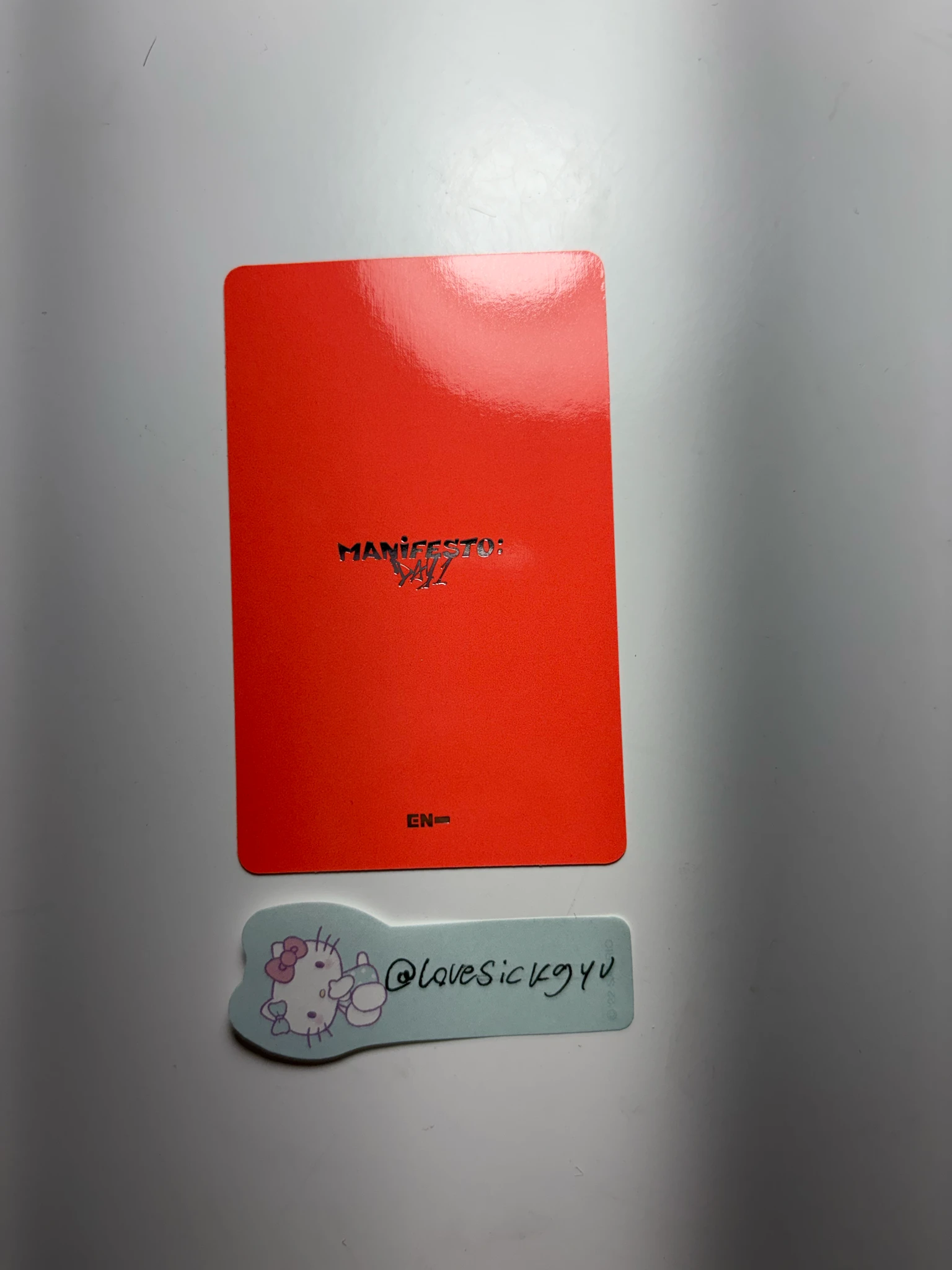 ENHYPEN Sunoo ENHYPEN - Sunoo - MANIFESTO: DAY 1 Album album photocard korean album standard version D version listing photo 2