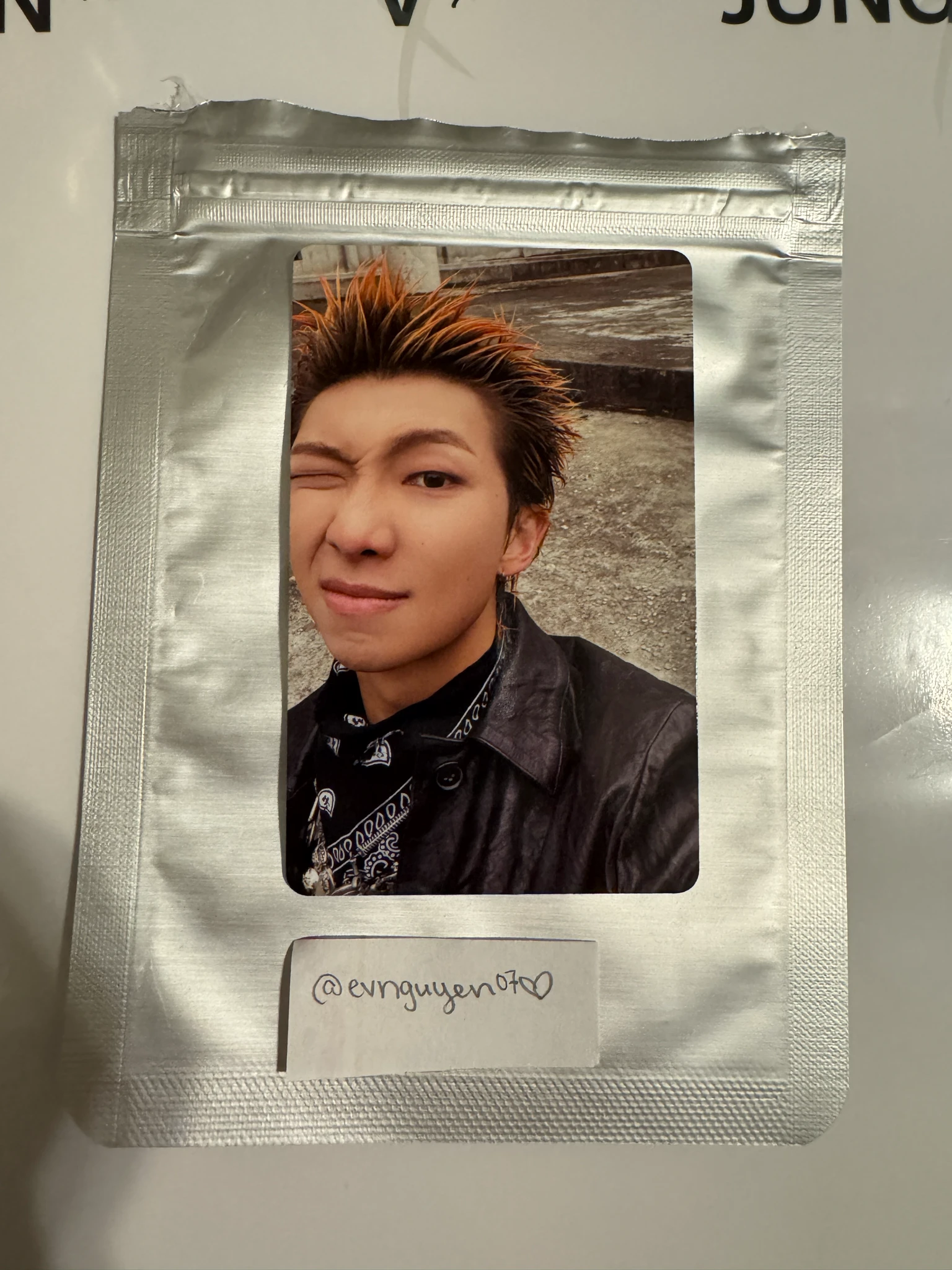 BTS RM BTS - RM - ARIRANG World Tour Event USA album pick-up lucky draw (LD) round 2 listing photo 2