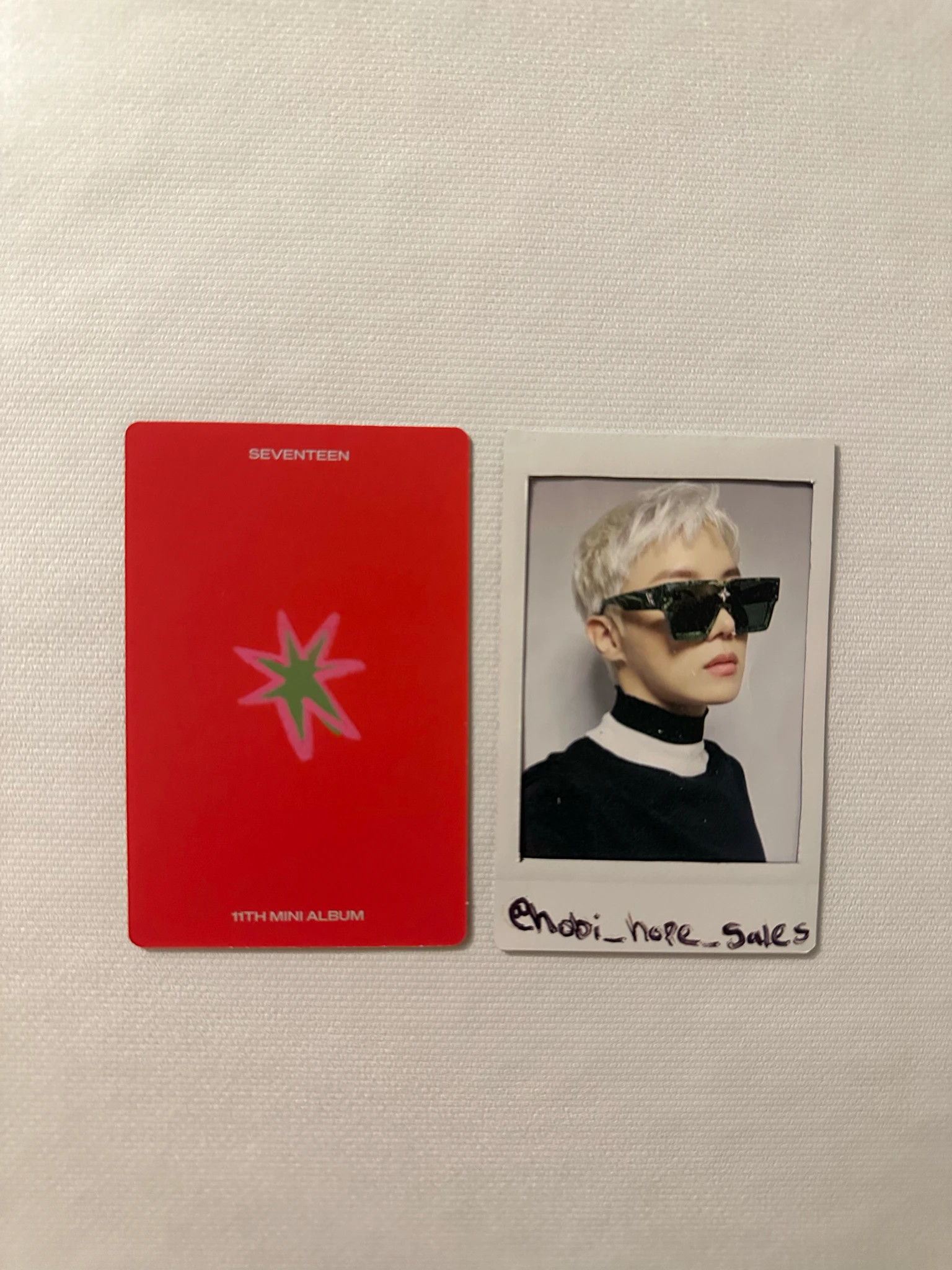 SEVENTEEN Jeonghan SEVENTEEN - Jeonghan - Seventeenth Heaven Album 2:14PM version mini photocard listing photo 2