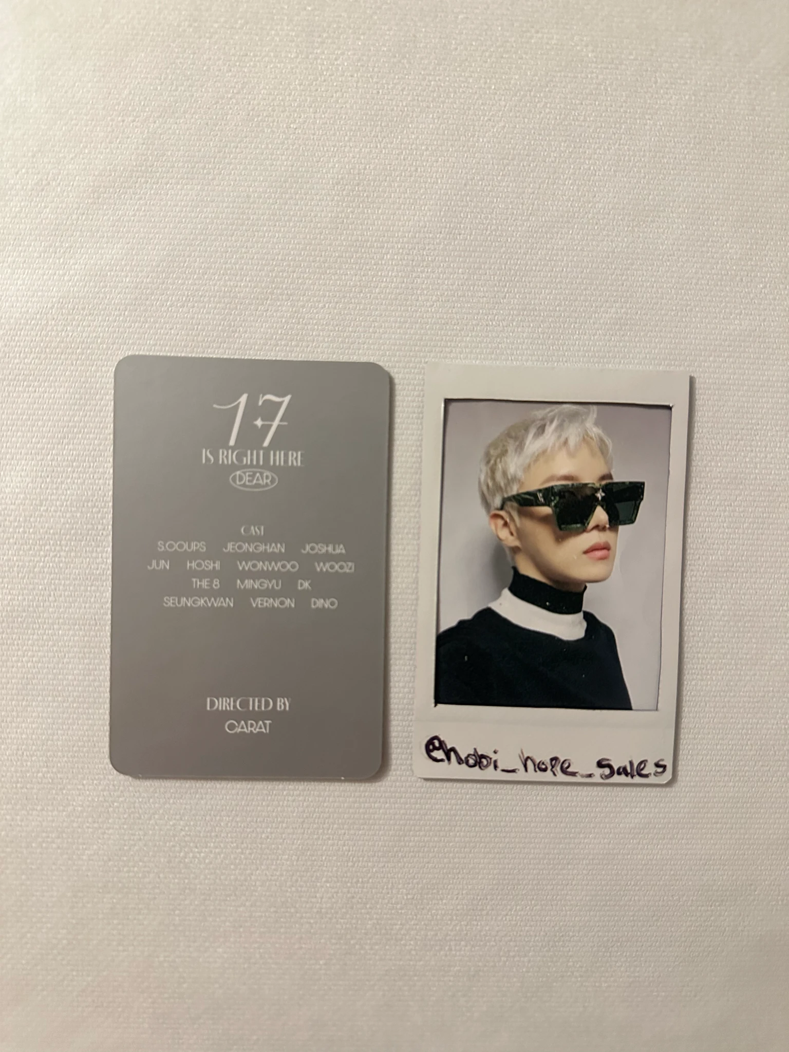 SEVENTEEN Jeonghan SEVENTEEN - Jeonghan - 17 IS RIGHT HERE Album album photocard dear version listing photo 2