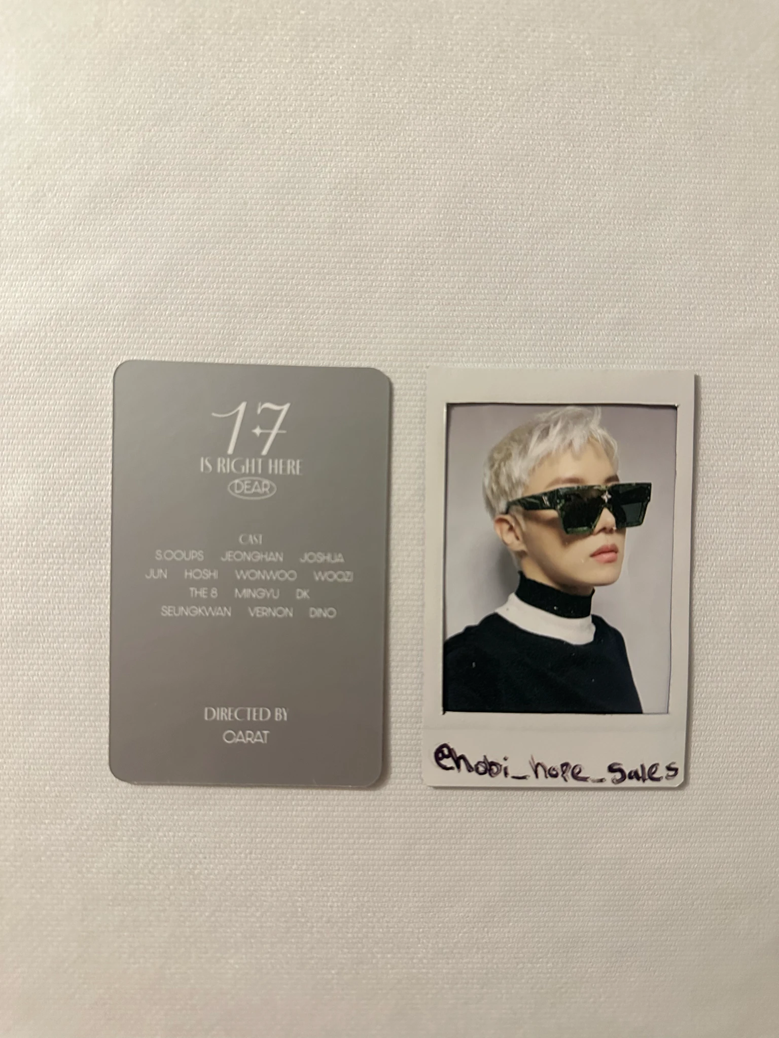 SEVENTEEN Jeonghan SEVENTEEN - Jeonghan - 17 IS RIGHT HERE Album album photocard carat version listing photo 2